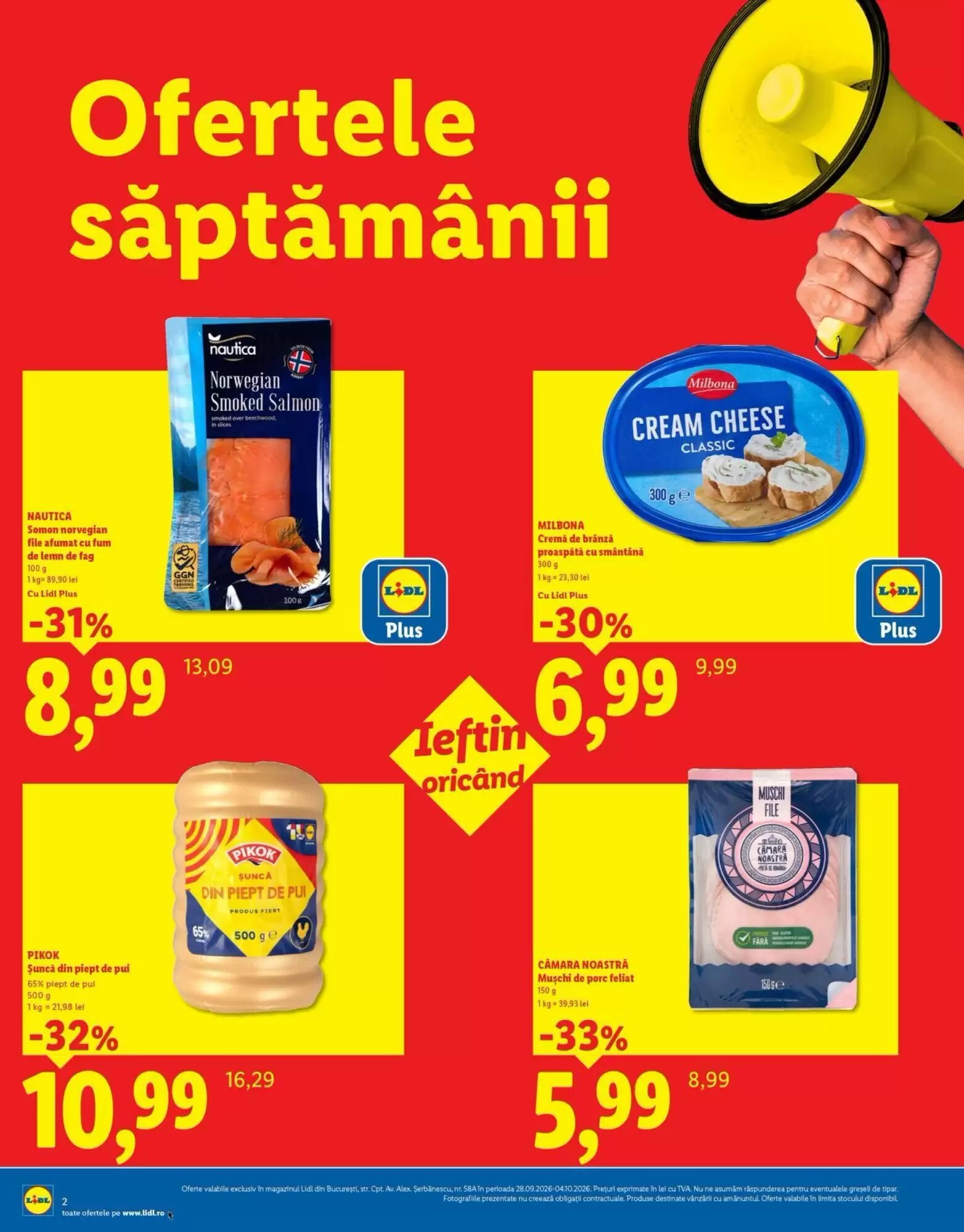 Catalogul cu oferte Lidl valabil de la 28.09.2026 - Pagina 2.