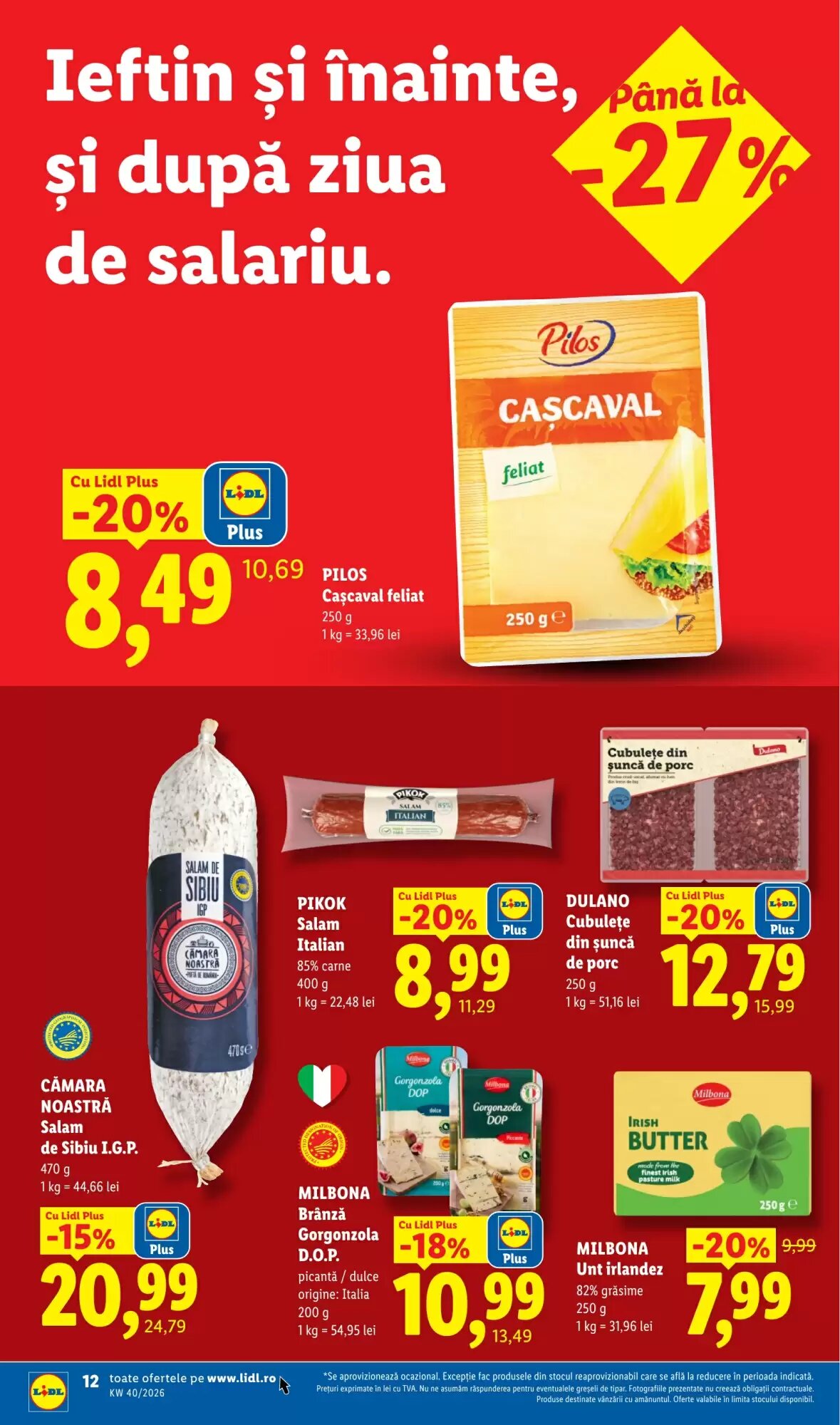 Catalogul cu oferte Lidl valabil de la 28.09.2026 - Pagina 12.