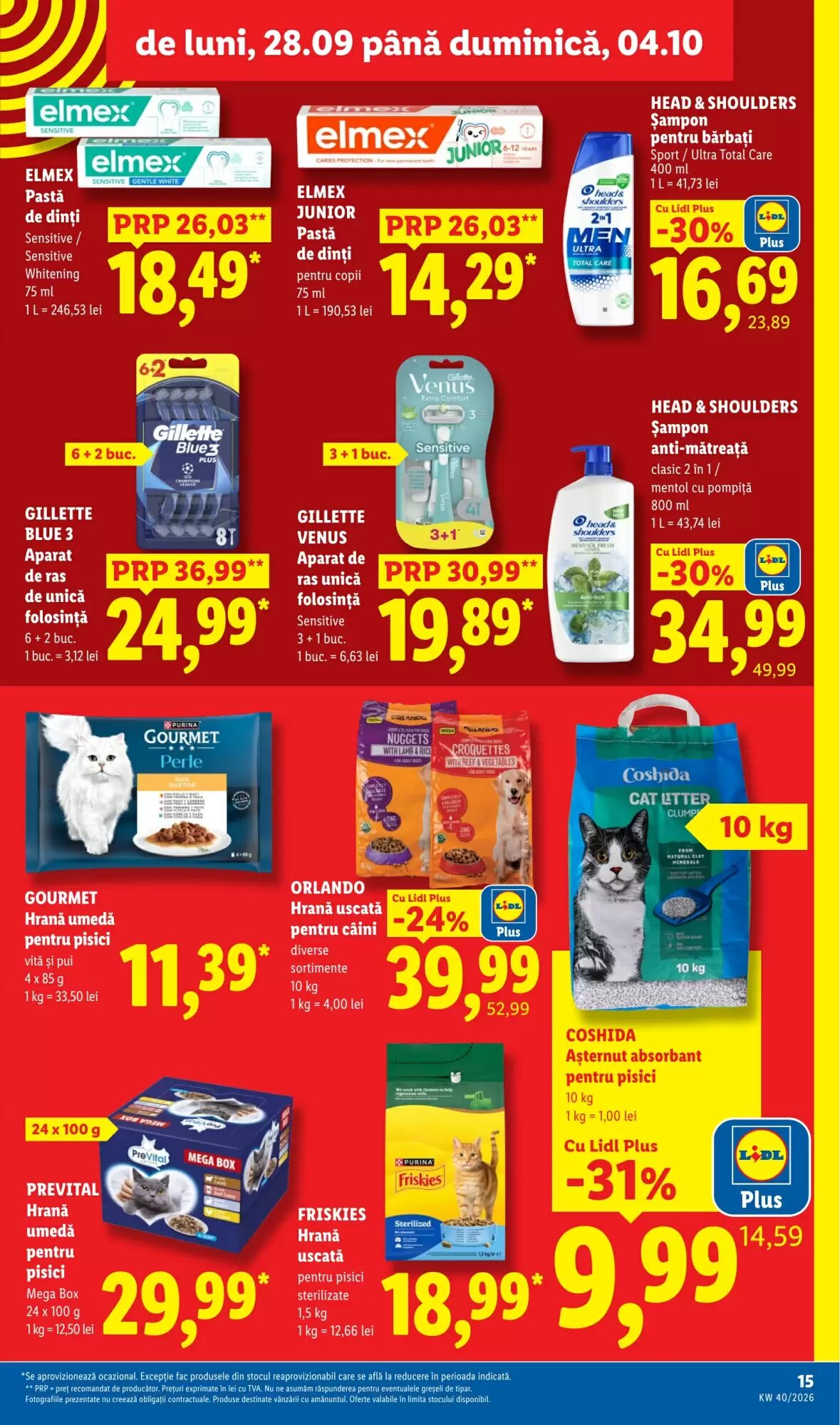 Catalogul cu oferte Lidl valabil de la 28.09.2026 - Pagina 15.
