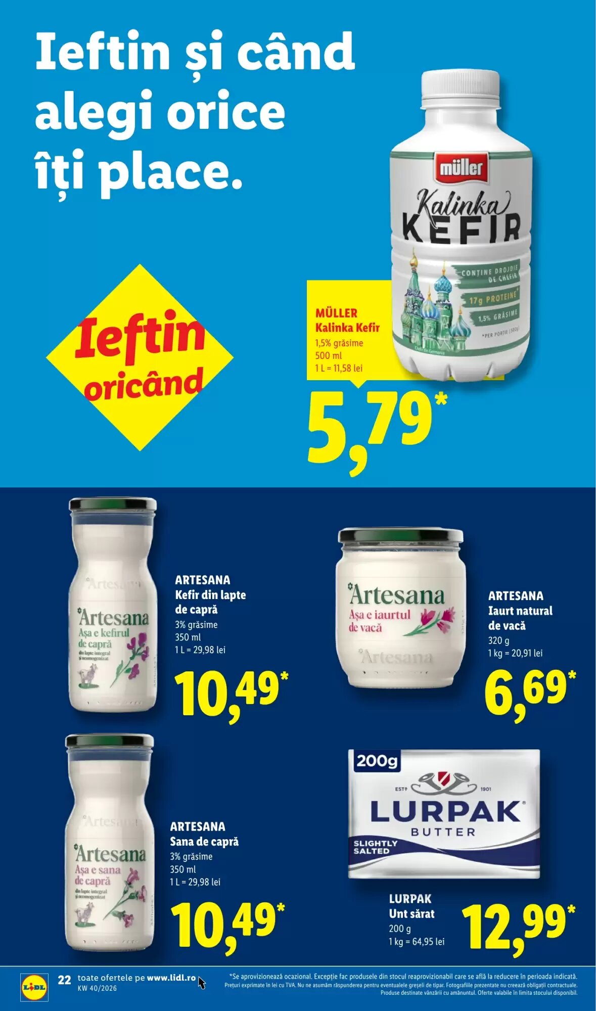 Catalogul cu oferte Lidl valabil de la 28.09.2026 - Pagina 22.