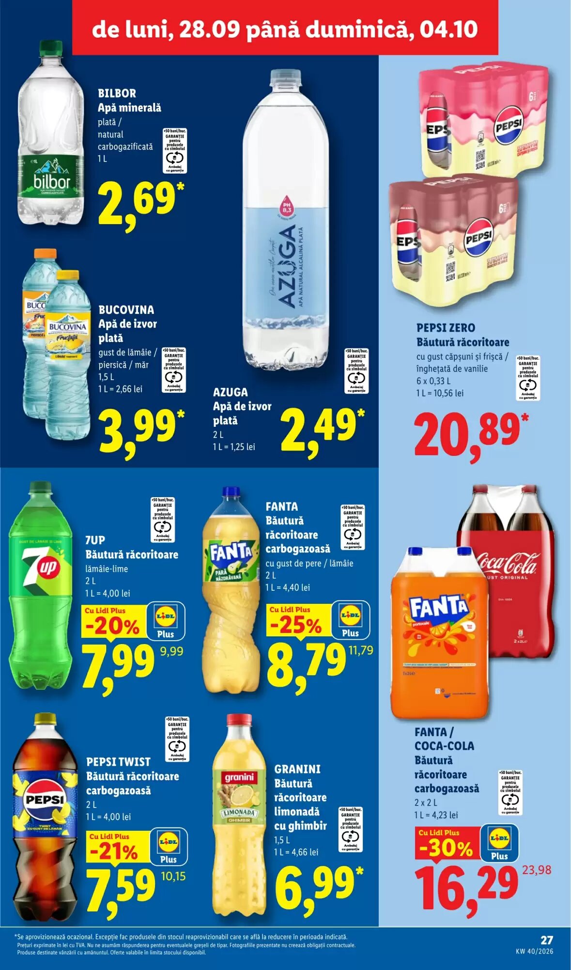 Catalogul cu oferte Lidl valabil de la 28.09.2026 - Pagina 27.