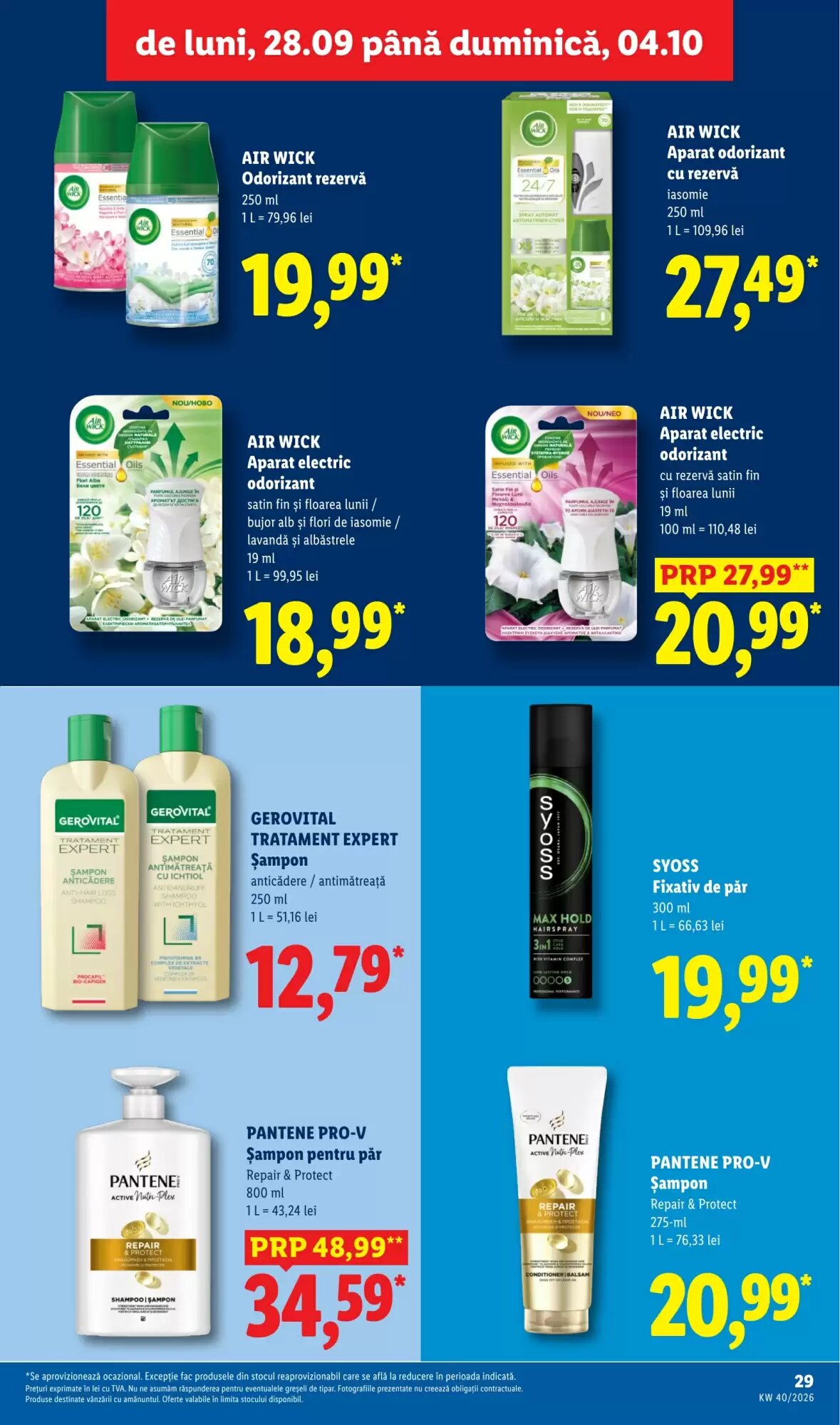 Catalogul cu oferte Lidl valabil de la 28.09.2026 - Pagina 29.