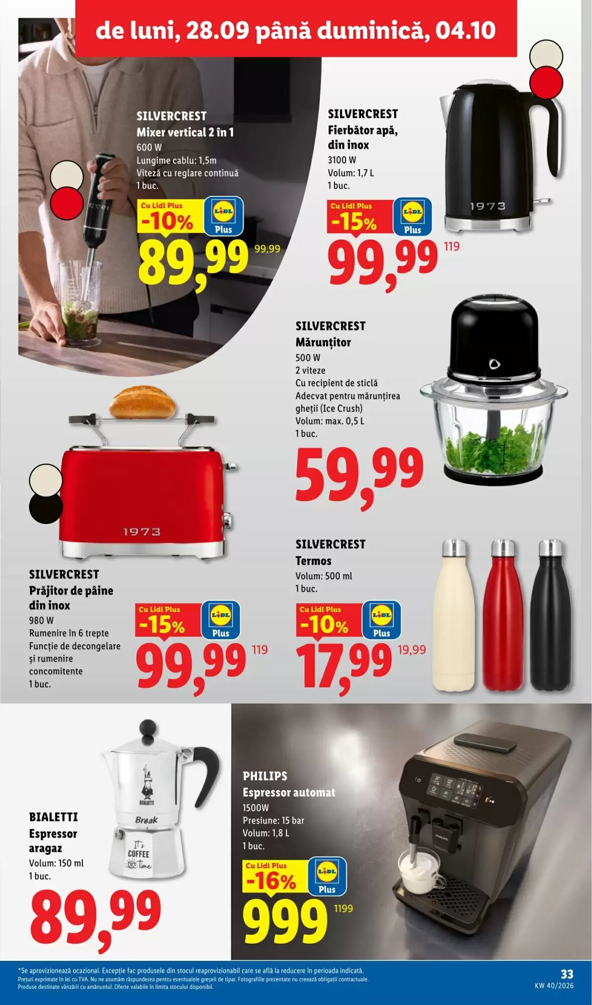 Catalogul cu oferte Lidl valabil de la 28.09.2026 - Pagina 33.