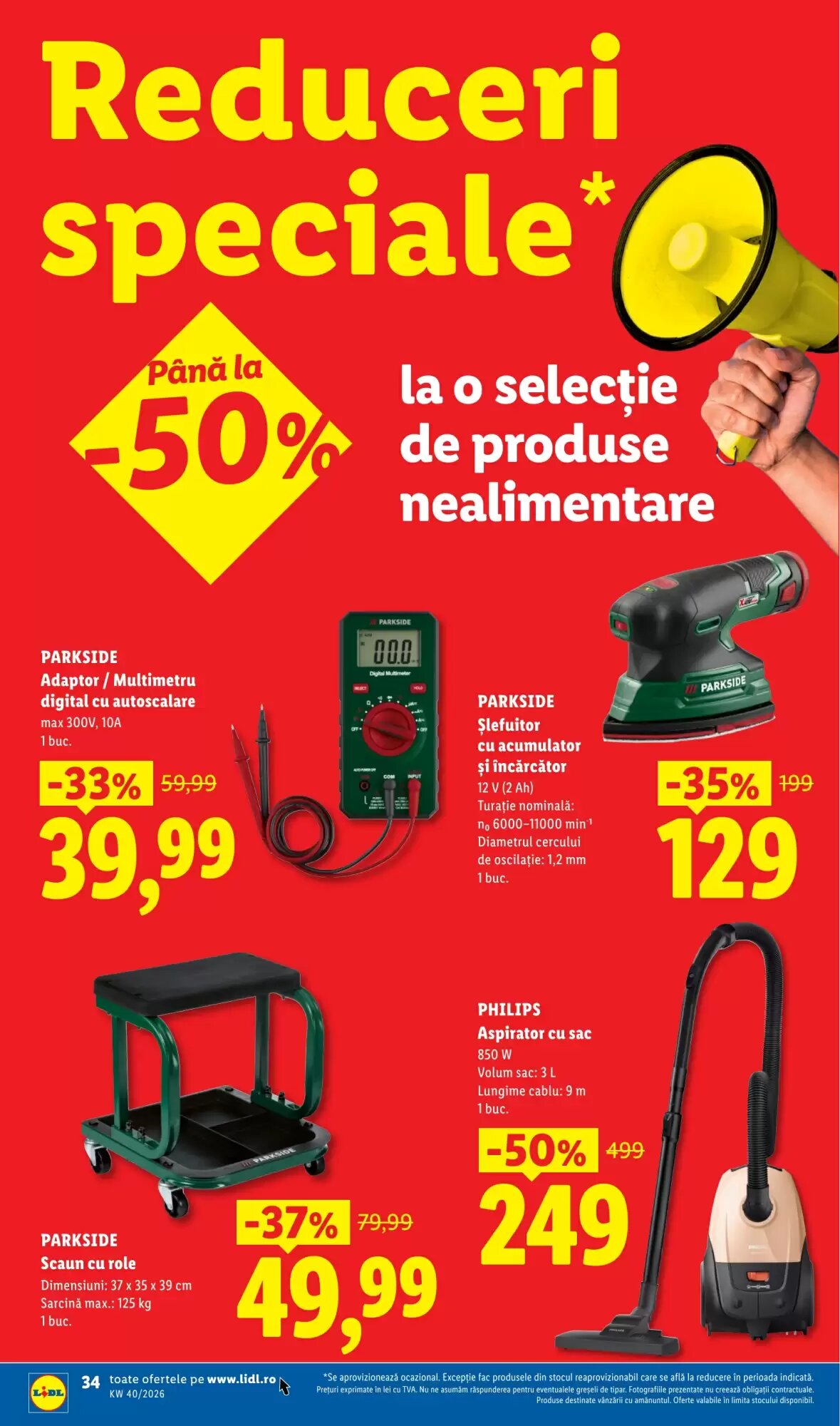 Catalogul cu oferte Lidl valabil de la 28.09.2026 - Pagina 34.