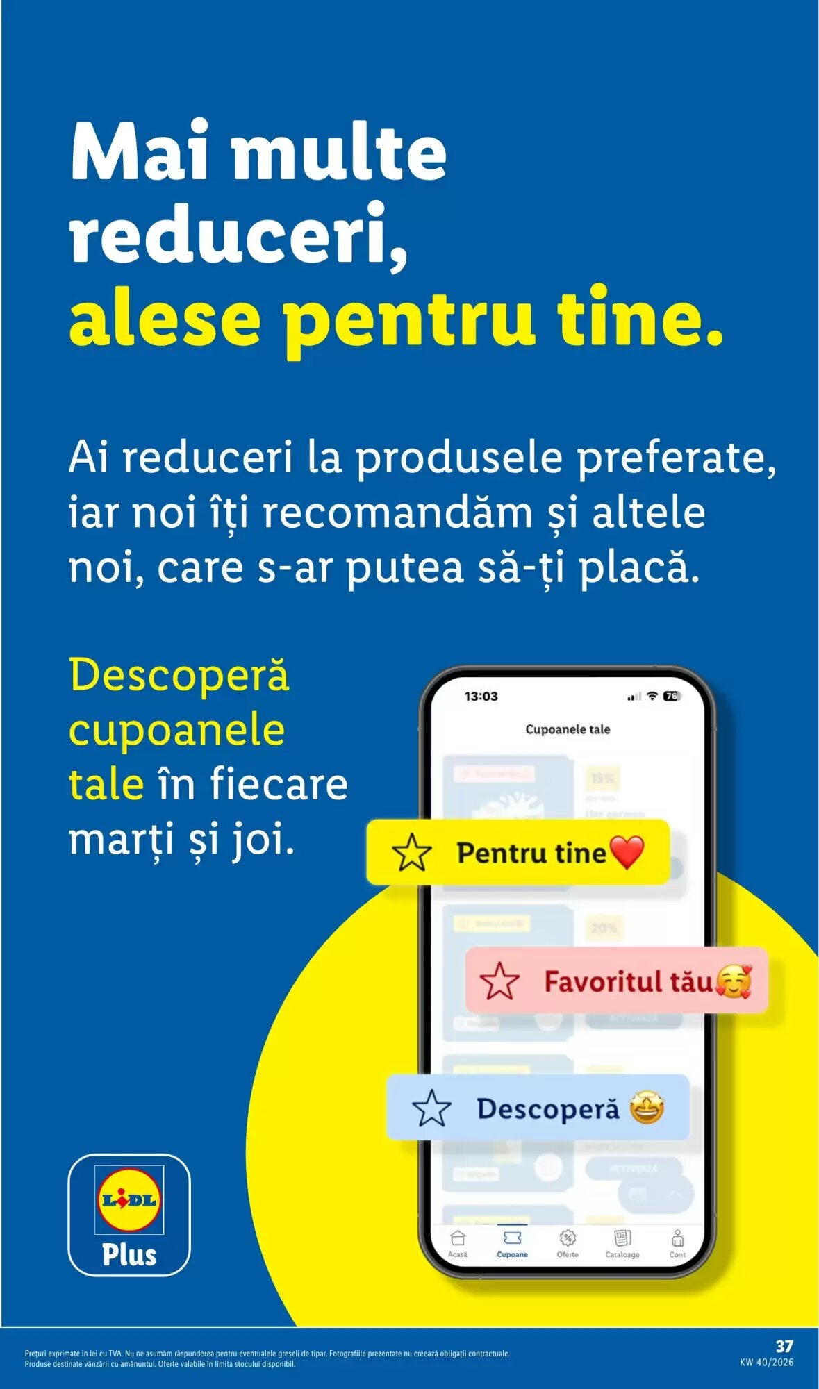 Catalogul cu oferte Lidl valabil de la 28.09.2026 - Pagina 37.