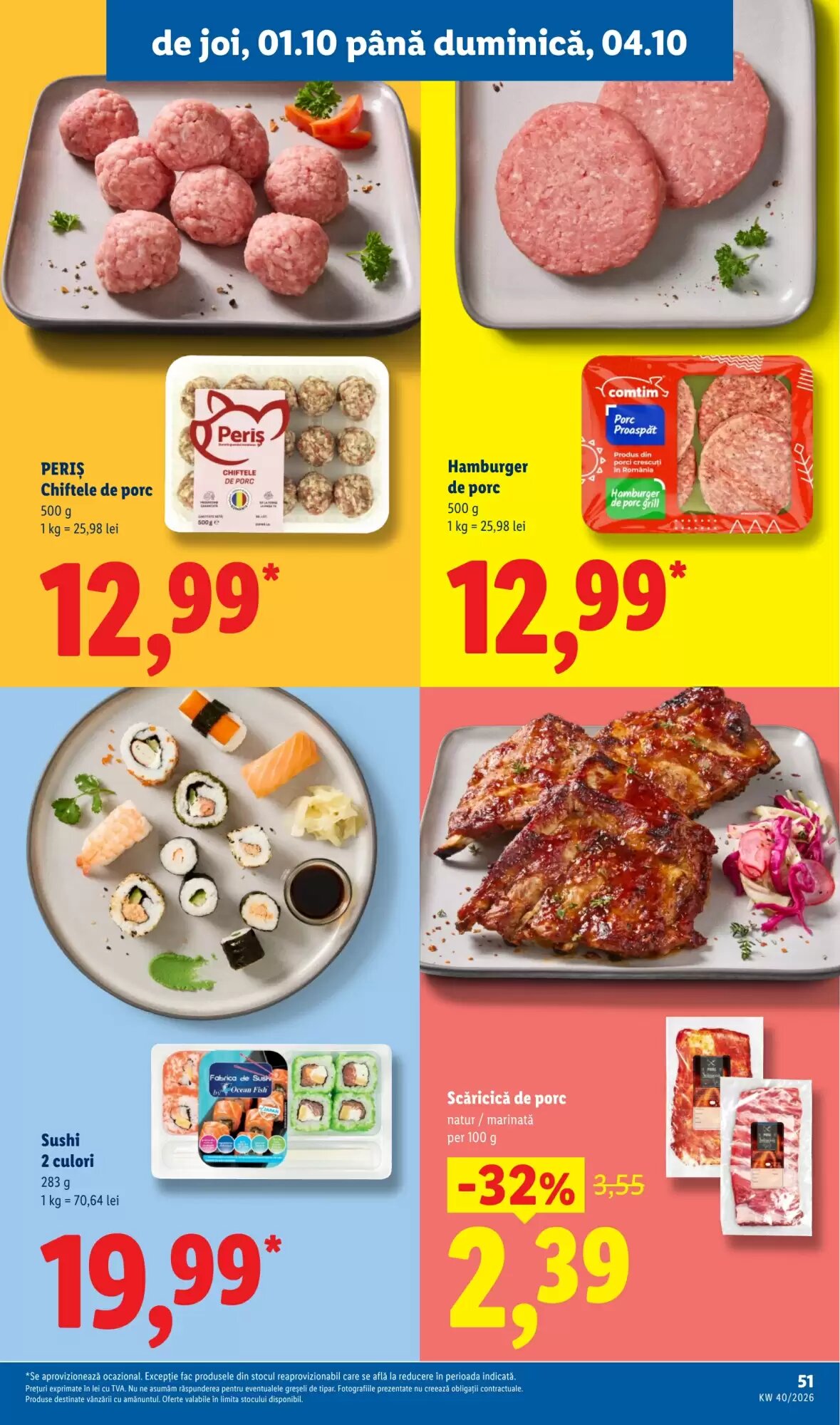 Catalogul cu oferte Lidl valabil de la 28.09.2026 - Pagina 51.