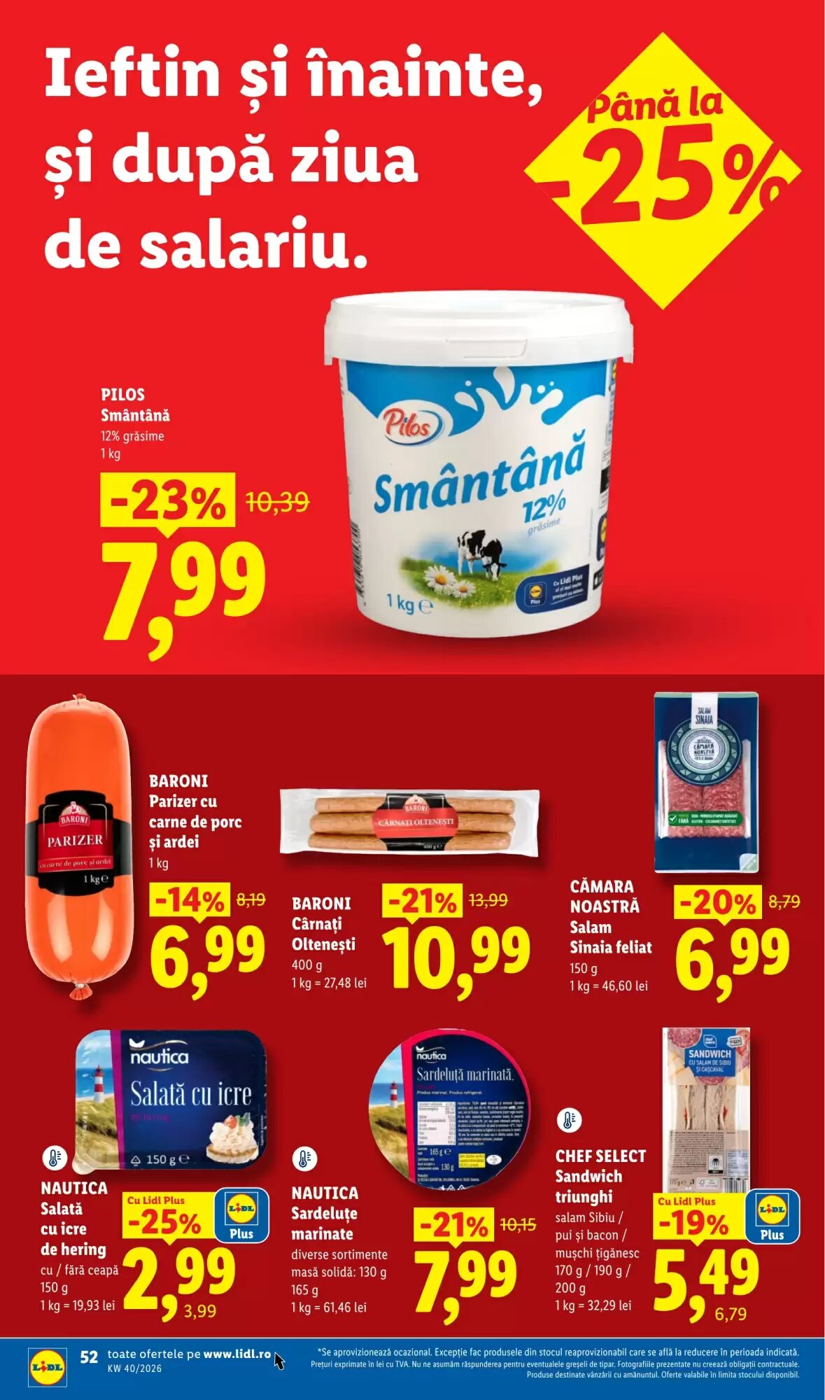 Catalogul cu oferte Lidl valabil de la 28.09.2026 - Pagina 52.