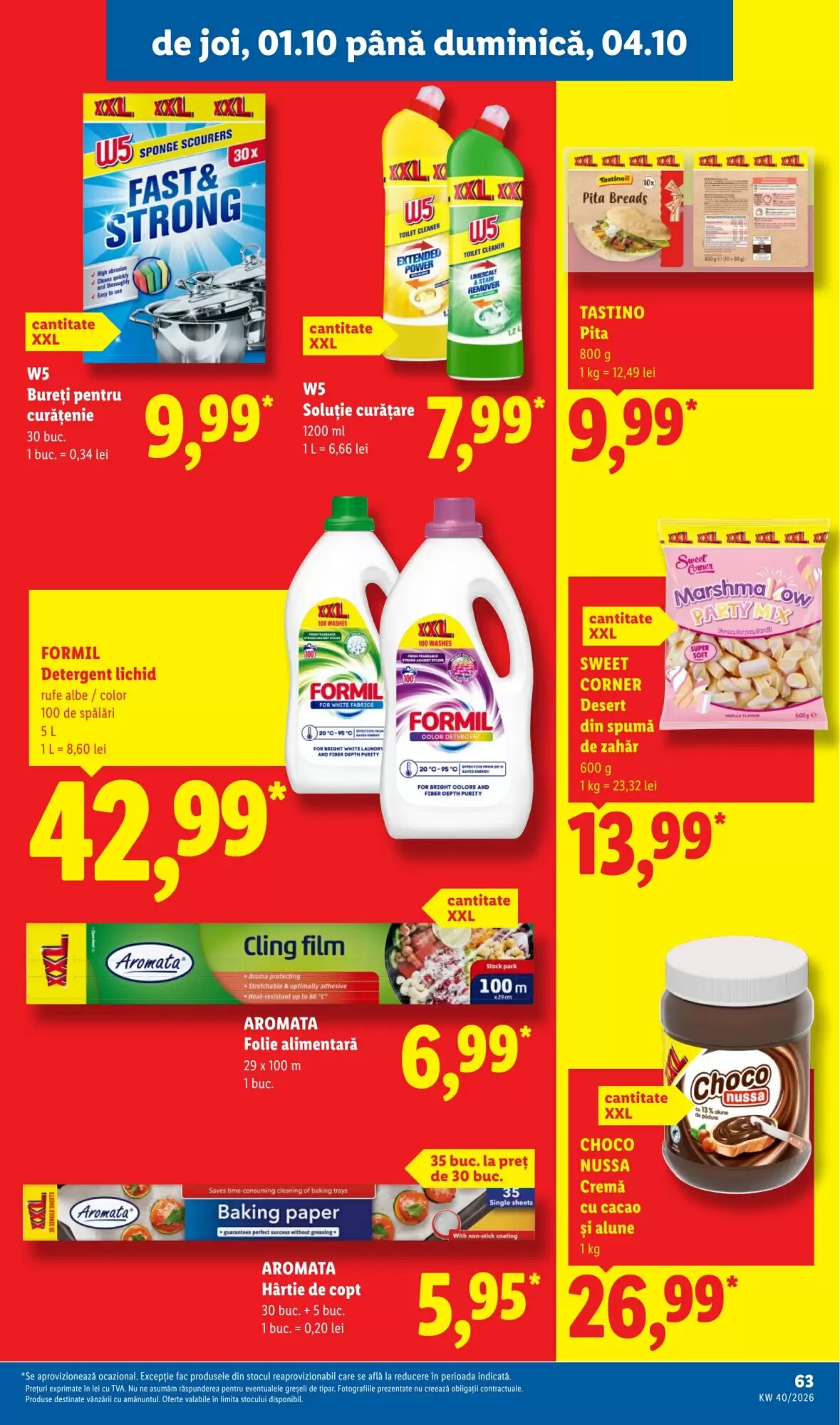 Catalogul cu oferte Lidl valabil de la 28.09.2026 - Pagina 63.
