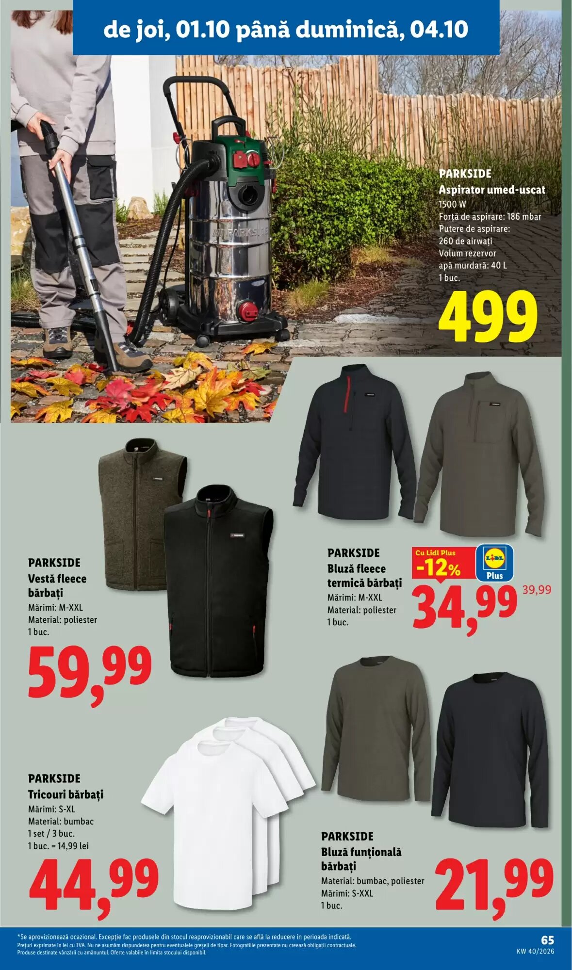Catalogul cu oferte Lidl valabil de la 28.09.2026 - Pagina 65.