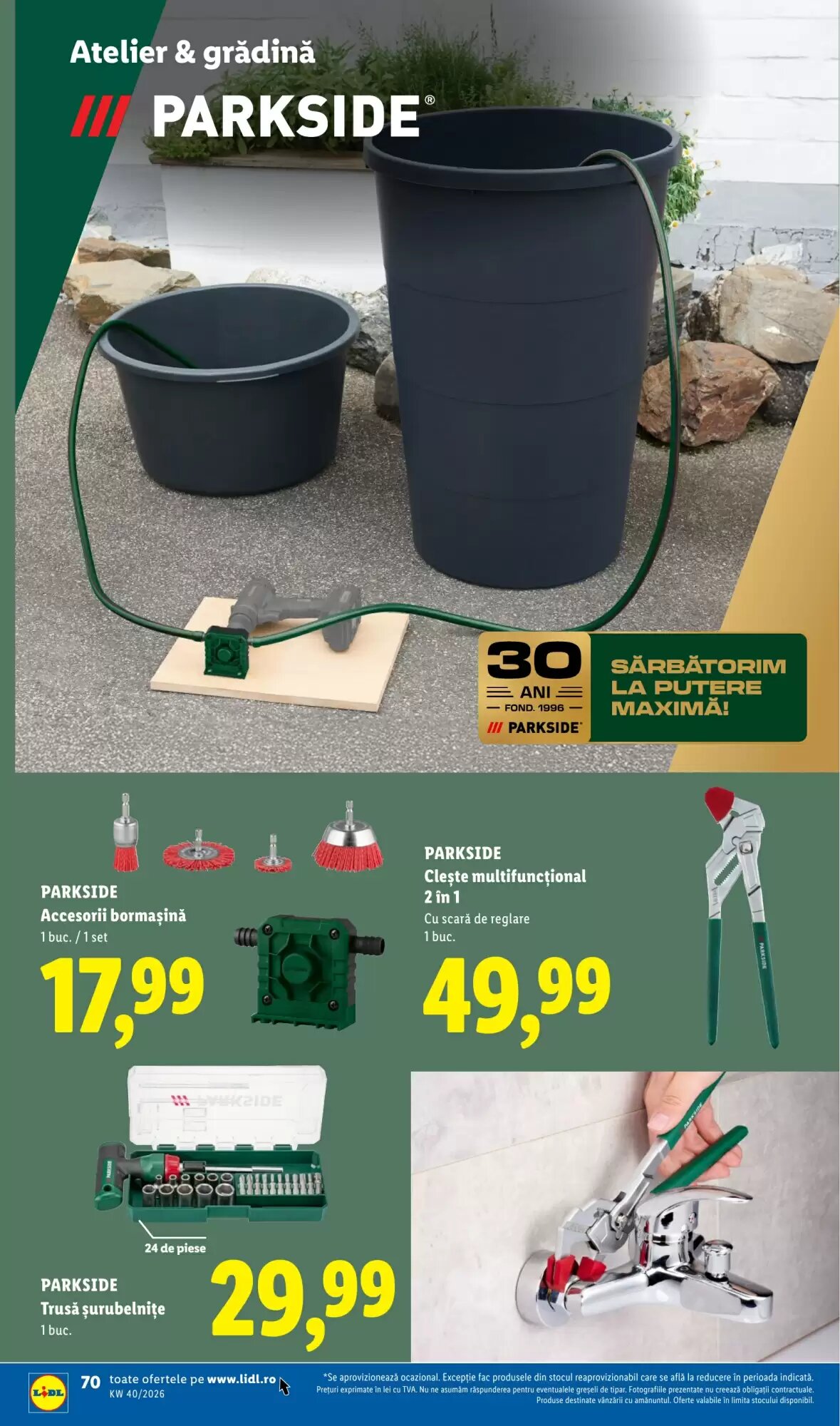 Catalogul cu oferte Lidl valabil de la 28.09.2026 - Pagina 70.
