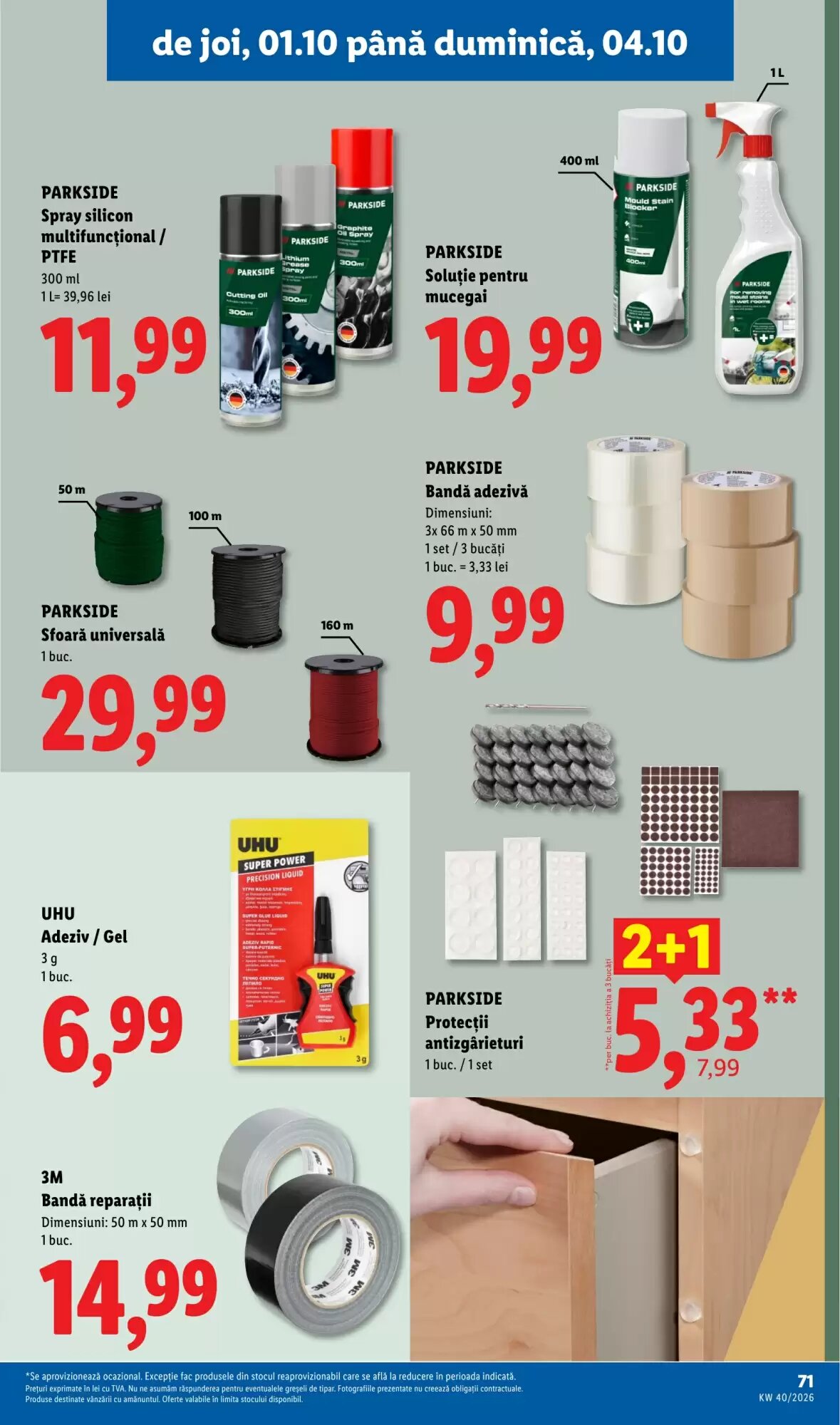 Catalogul cu oferte Lidl valabil de la 28.09.2026 - Pagina 71.