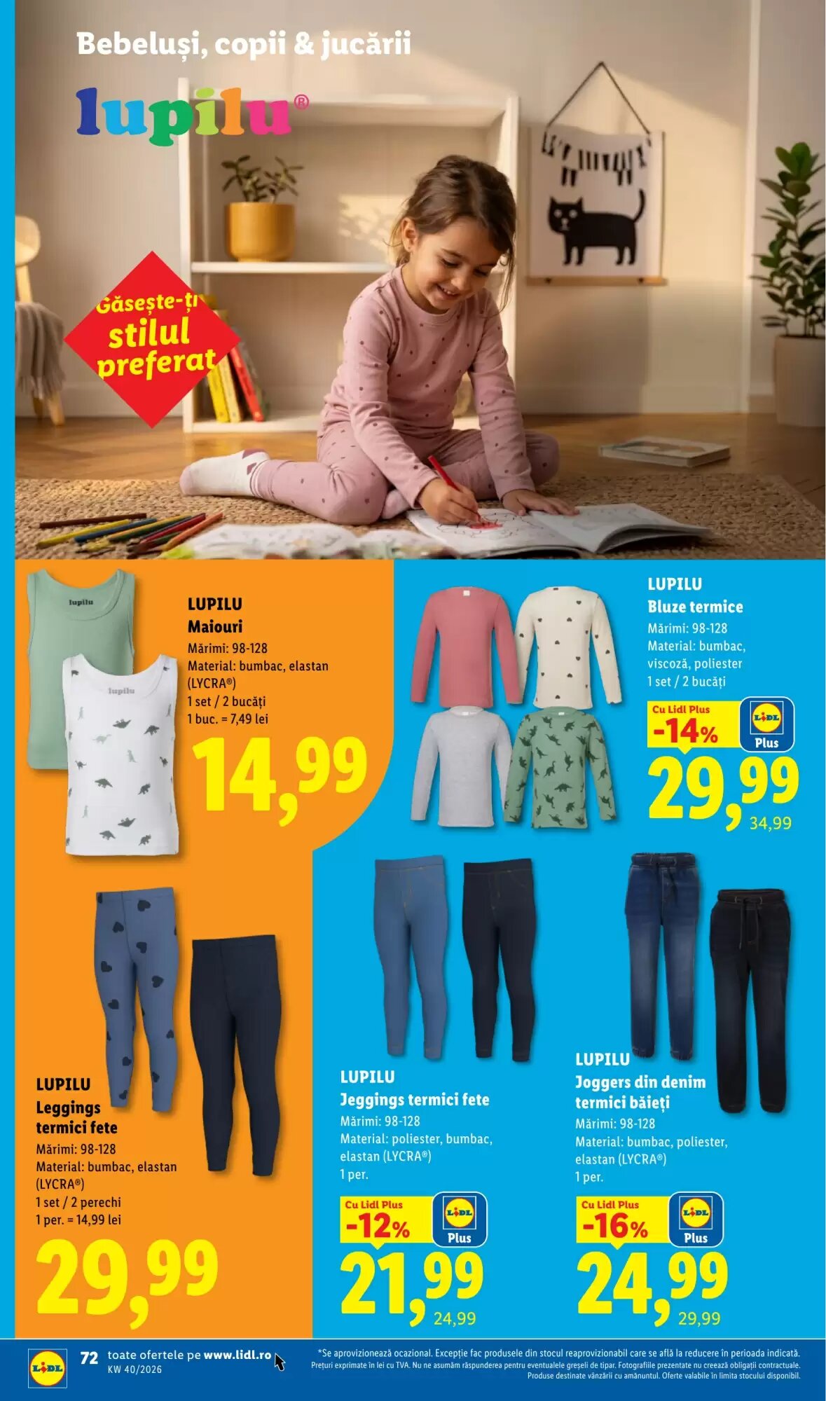 Catalogul cu oferte Lidl valabil de la 28.09.2026 - Pagina 72.