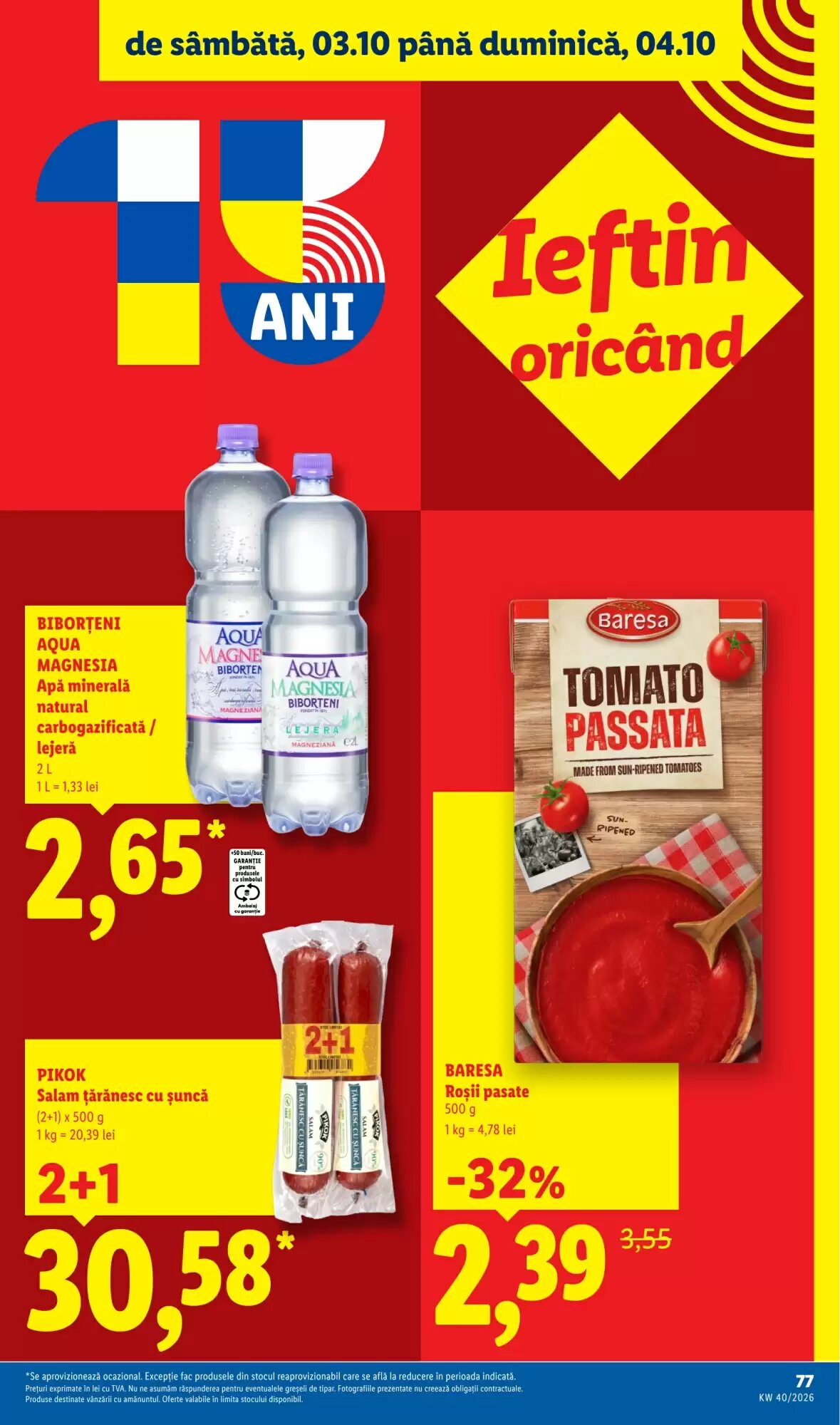 Catalogul cu oferte Lidl valabil de la 28.09.2026 - Pagina 77.