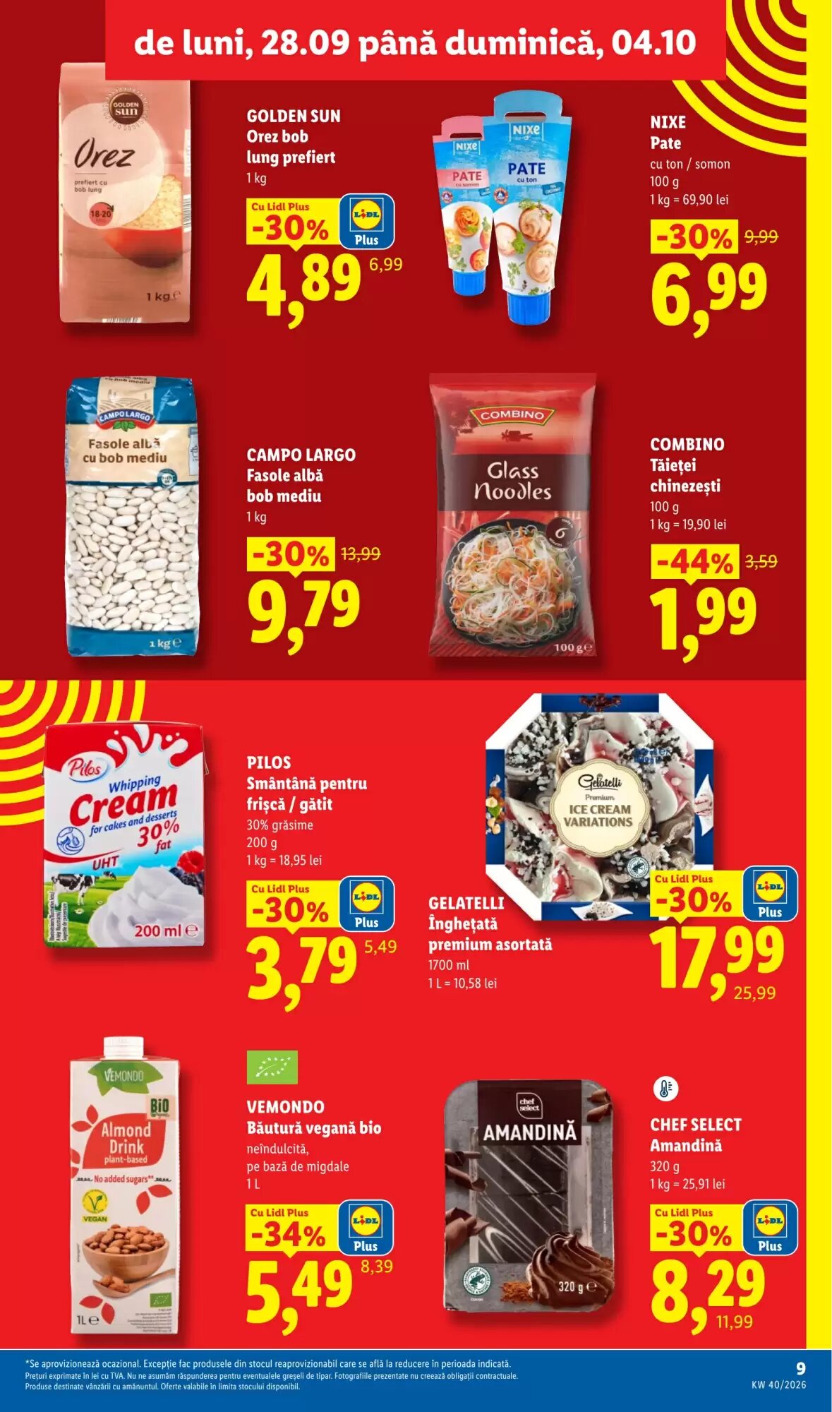 Catalogul cu oferte Lidl valabil de la 28.09.2026 - Pagina 9.