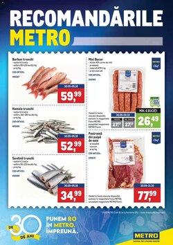 Catalogul cu oferte Metro valabil de la 29.09.2026