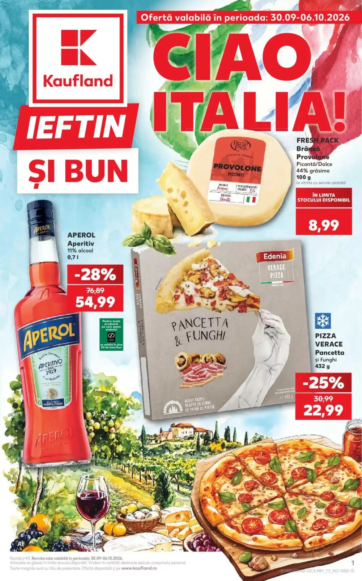 Catalogul cu oferte Kaufland valabil de la 30.09.2026 - Pagina 1.