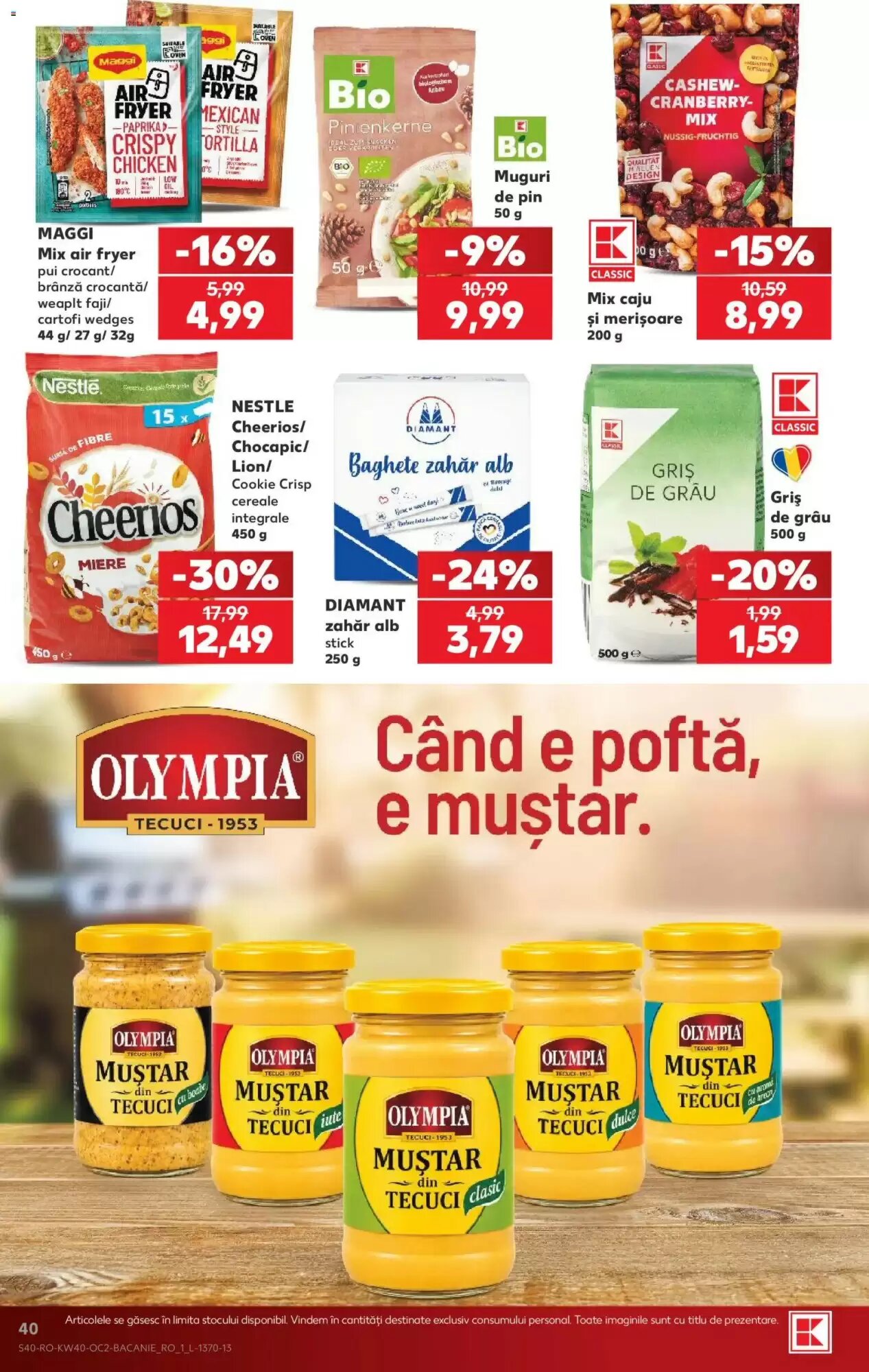 Catalogul cu oferte Kaufland valabil de la 30.09.2026 - Pagina 40.