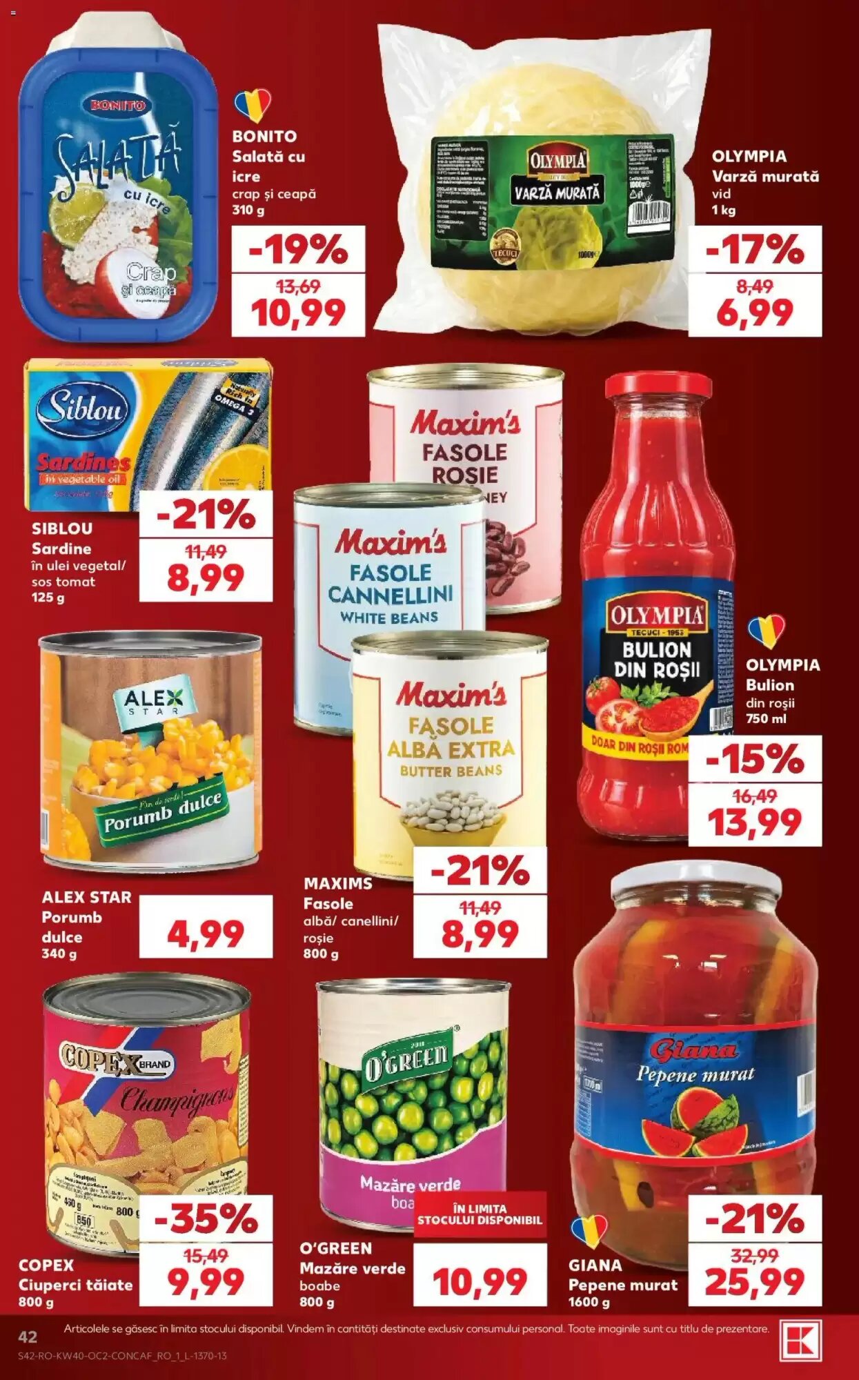 Catalogul cu oferte Kaufland valabil de la 30.09.2026 - Pagina 42.
