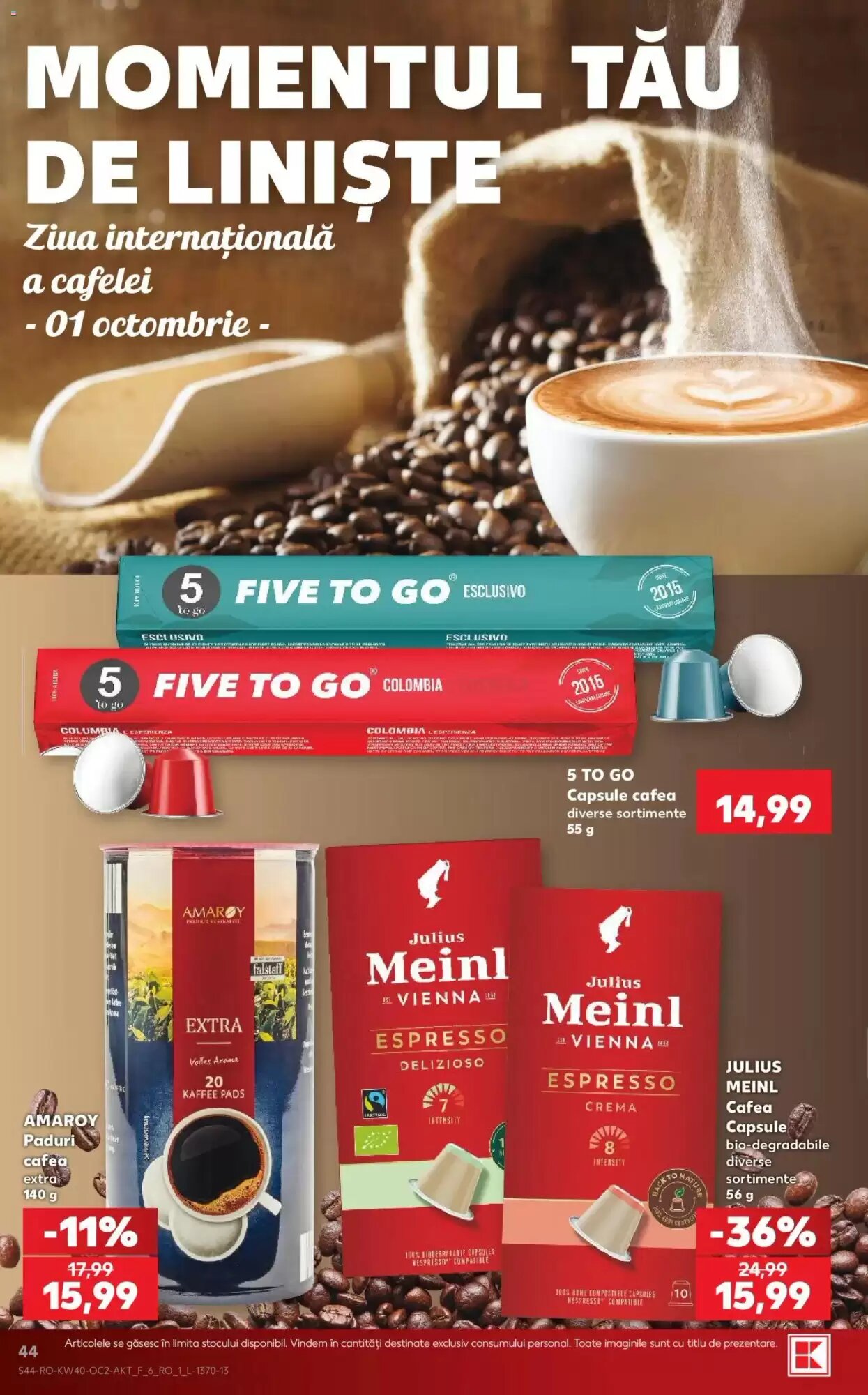 Catalogul cu oferte Kaufland valabil de la 30.09.2026 - Pagina 44.