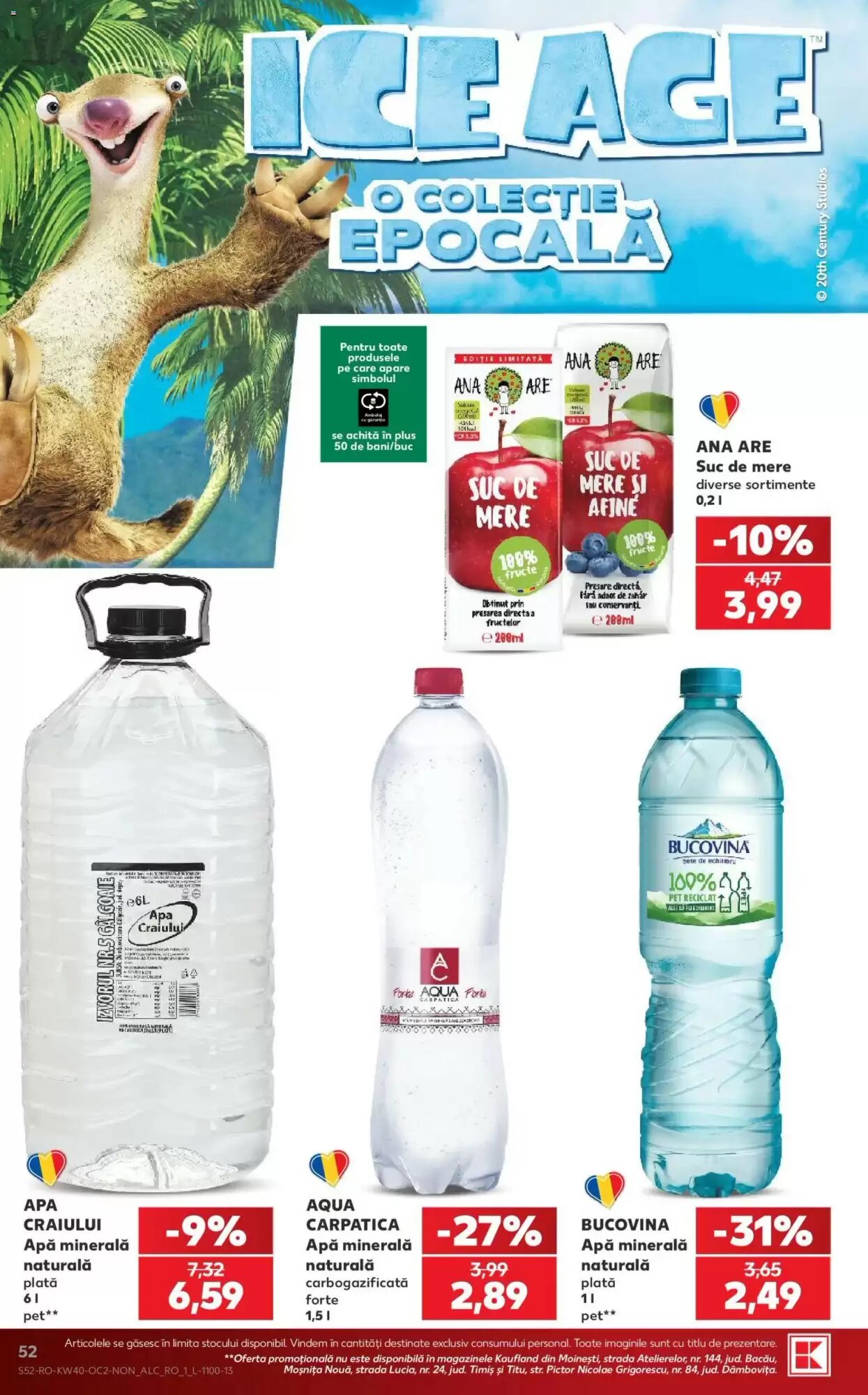 Catalogul cu oferte Kaufland valabil de la 30.09.2026 - Pagina 52.