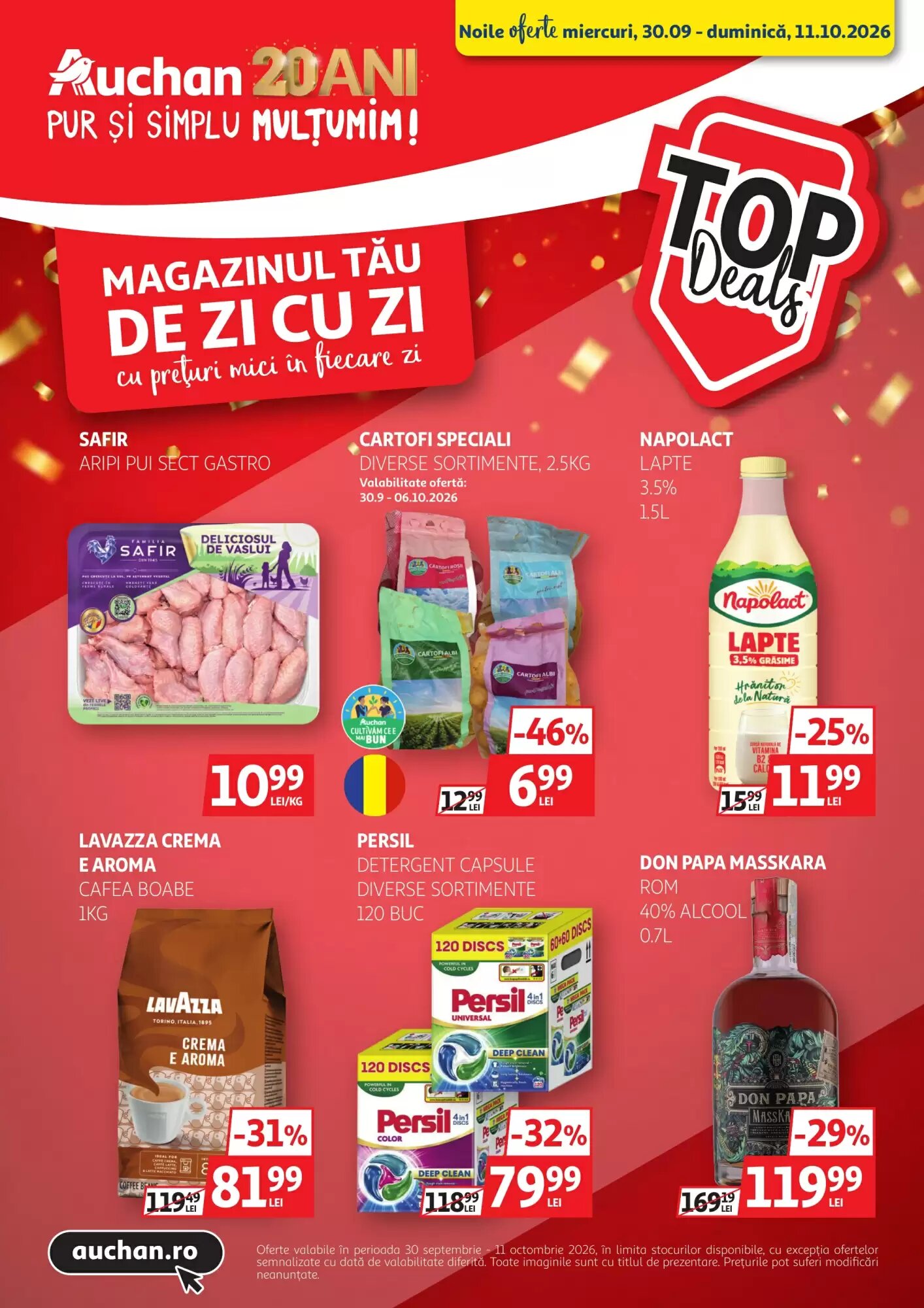 Catalogul cu oferte Auchan valabil de la 30.09.2026 - Pagina 1.