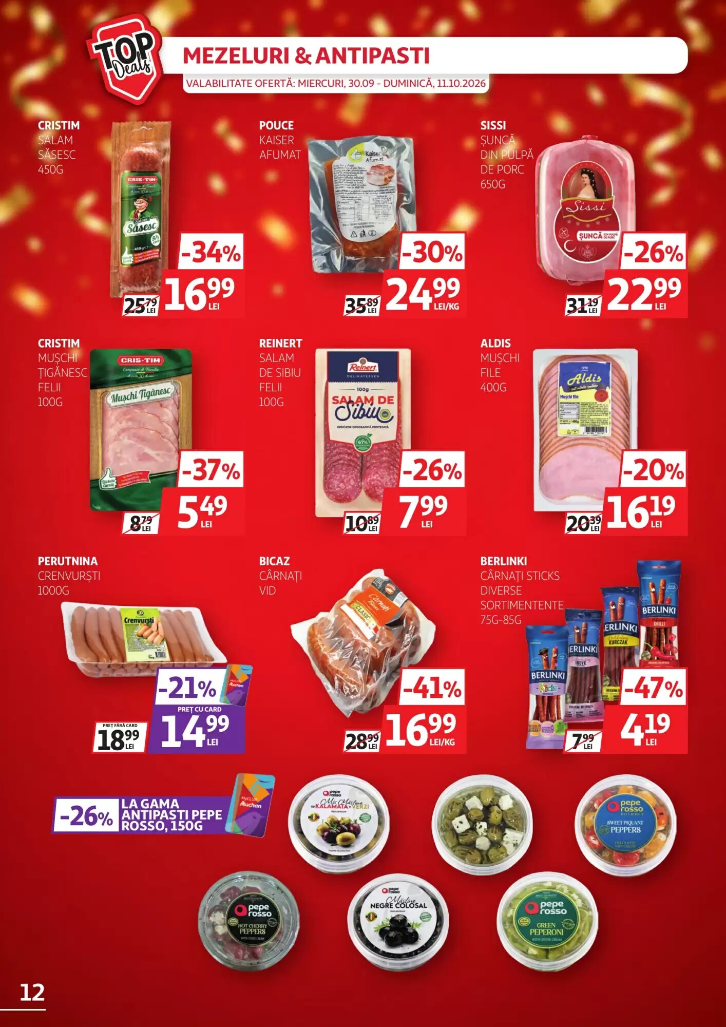 Catalogul cu oferte Auchan valabil de la 30.09.2026 - Pagina 12.