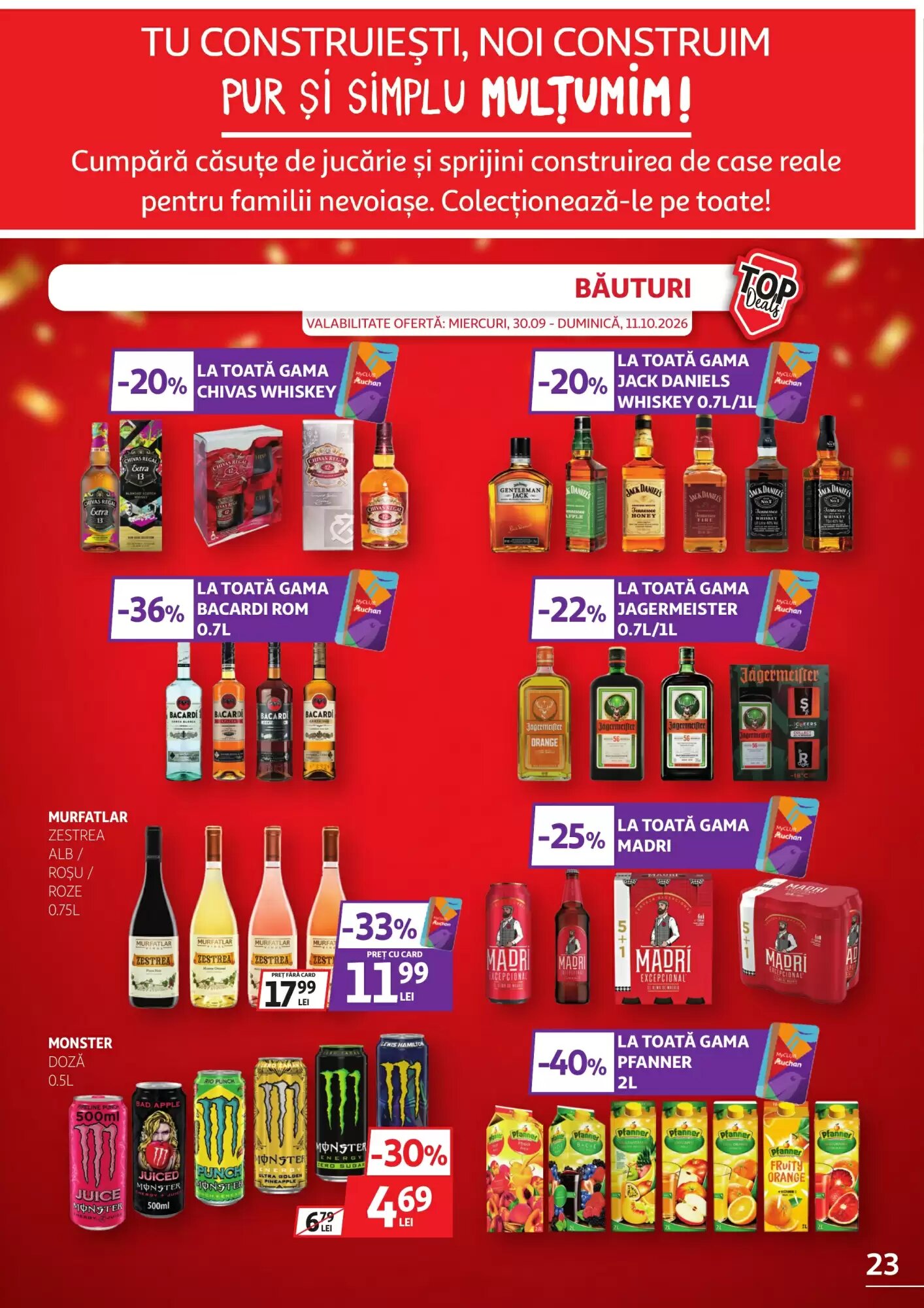 Catalogul cu oferte Auchan valabil de la 30.09.2026 - Pagina 23.