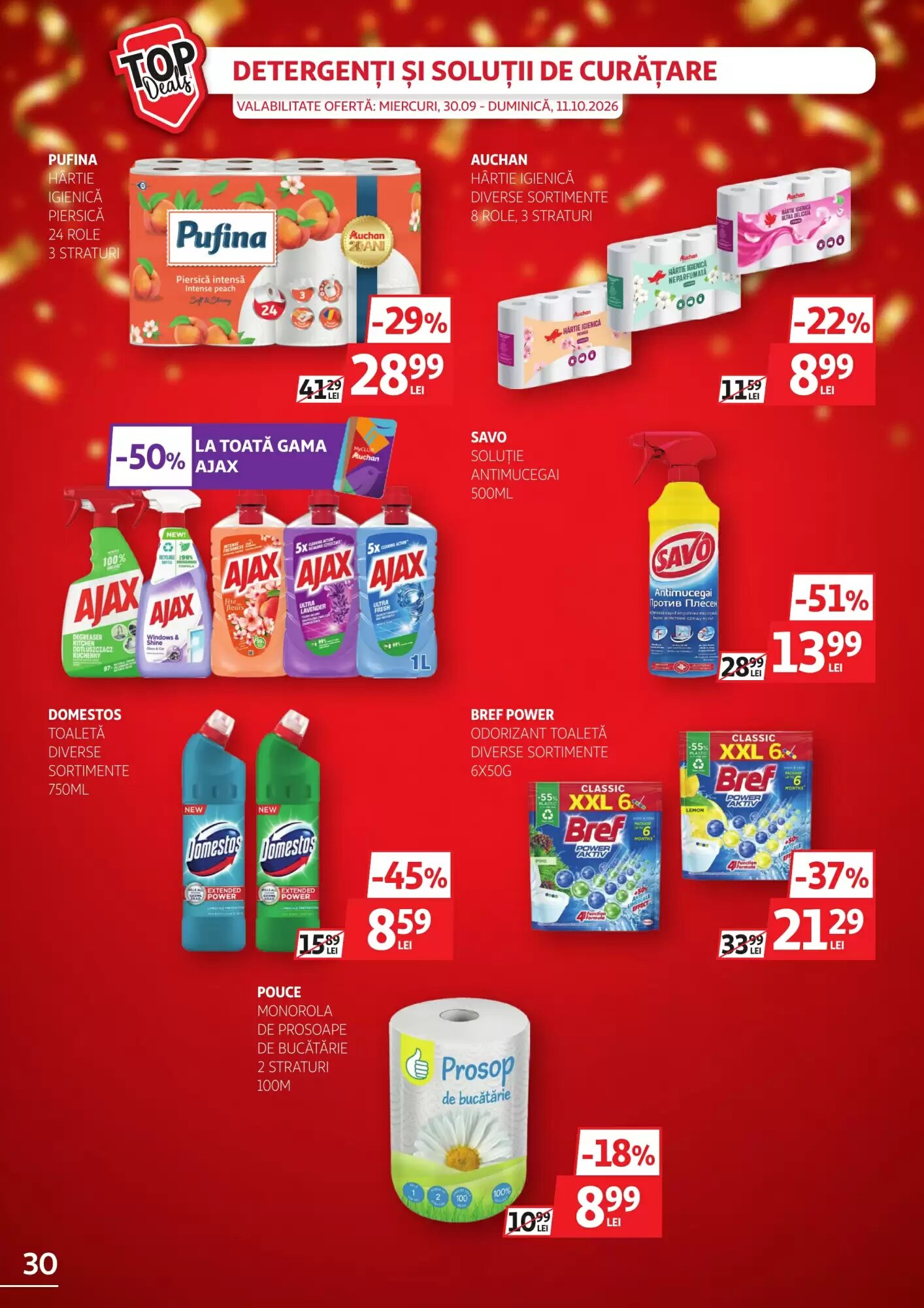 Catalogul cu oferte Auchan valabil de la 30.09.2026 - Pagina 30.