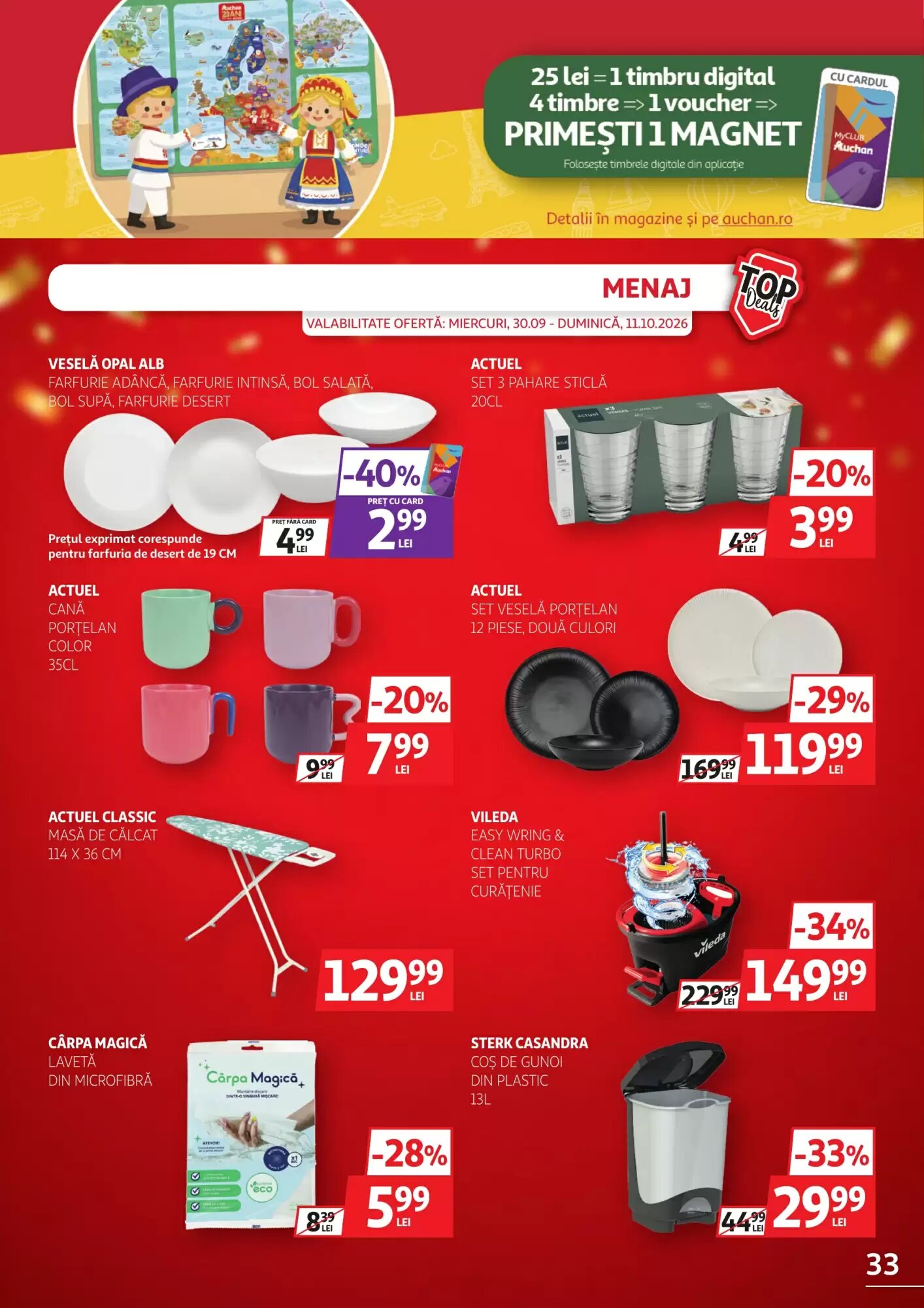 Catalogul cu oferte Auchan valabil de la 30.09.2026 - Pagina 33.