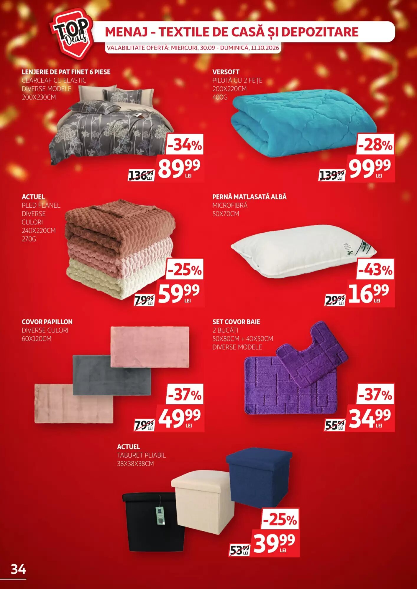 Catalogul cu oferte Auchan valabil de la 30.09.2026 - Pagina 34.