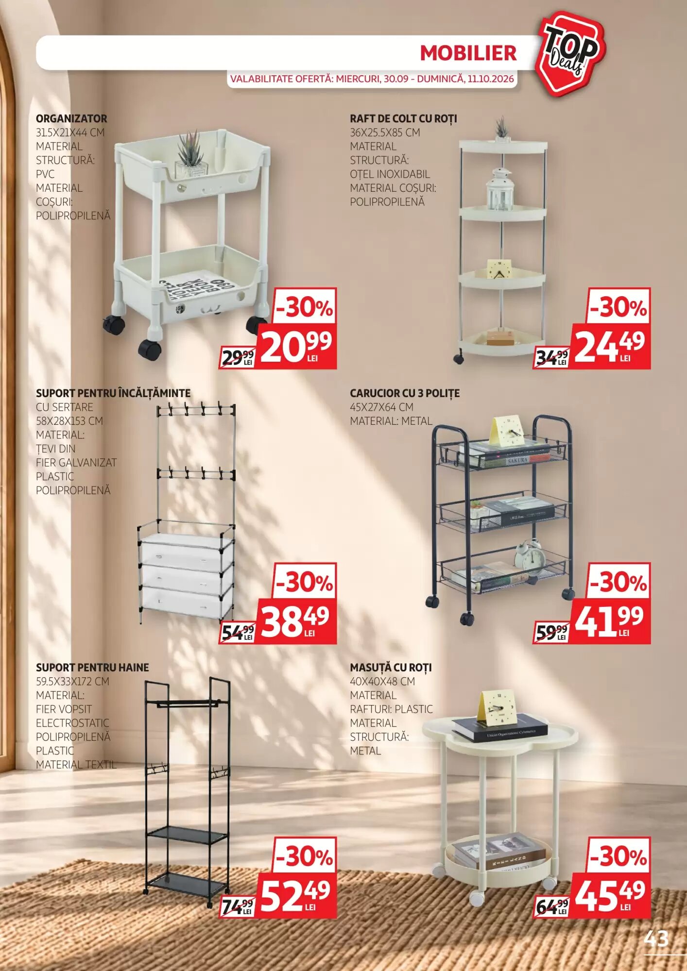 Catalogul cu oferte Auchan valabil de la 30.09.2026 - Pagina 43.