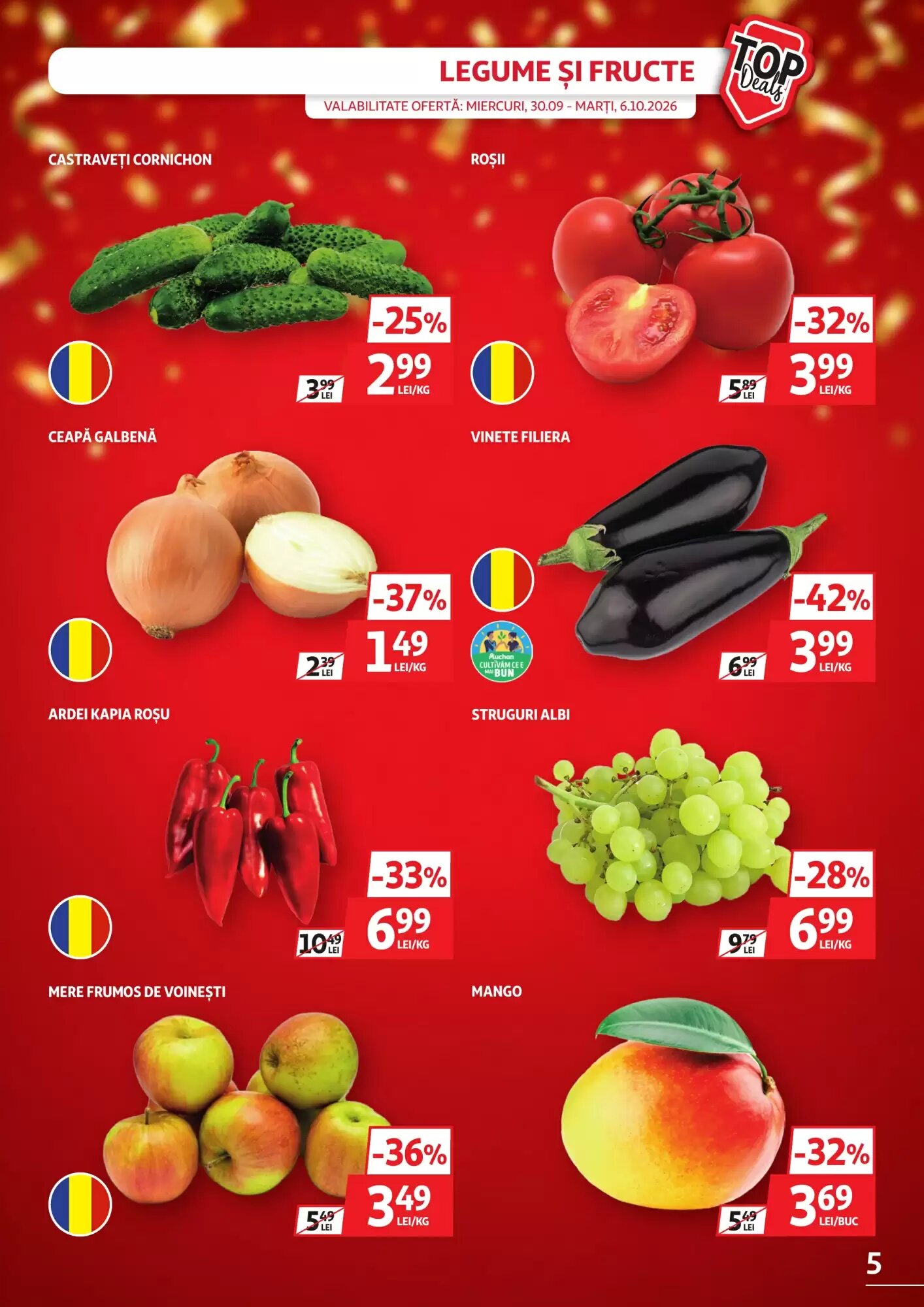 Catalogul cu oferte Auchan valabil de la 30.09.2026 - Pagina 5.