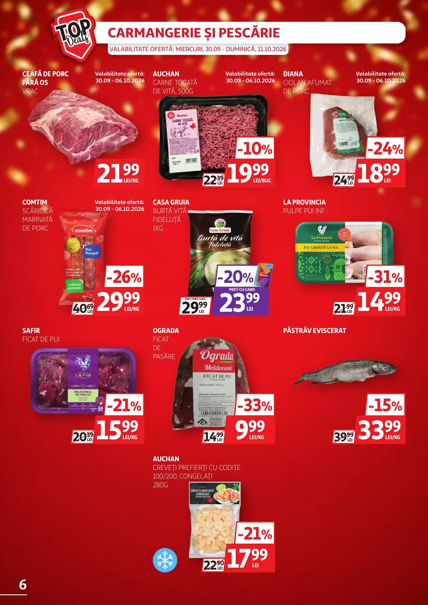 Catalogul cu oferte Auchan valabil de la 30.09.2026 - Pagina 6.