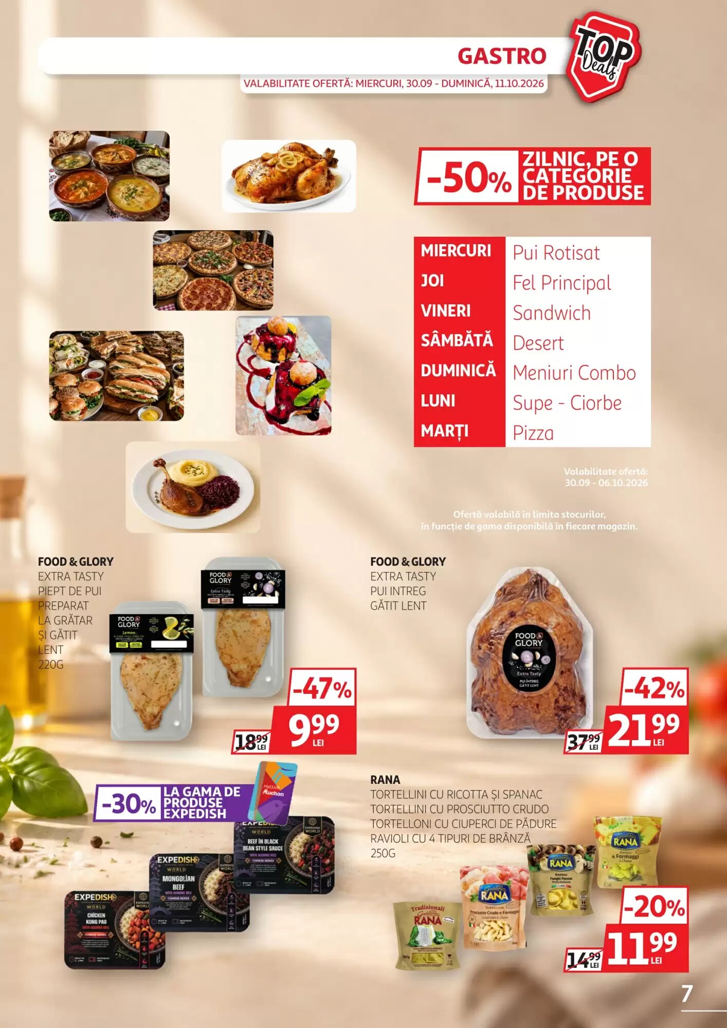Catalogul cu oferte Auchan valabil de la 30.09.2026 - Pagina 7.