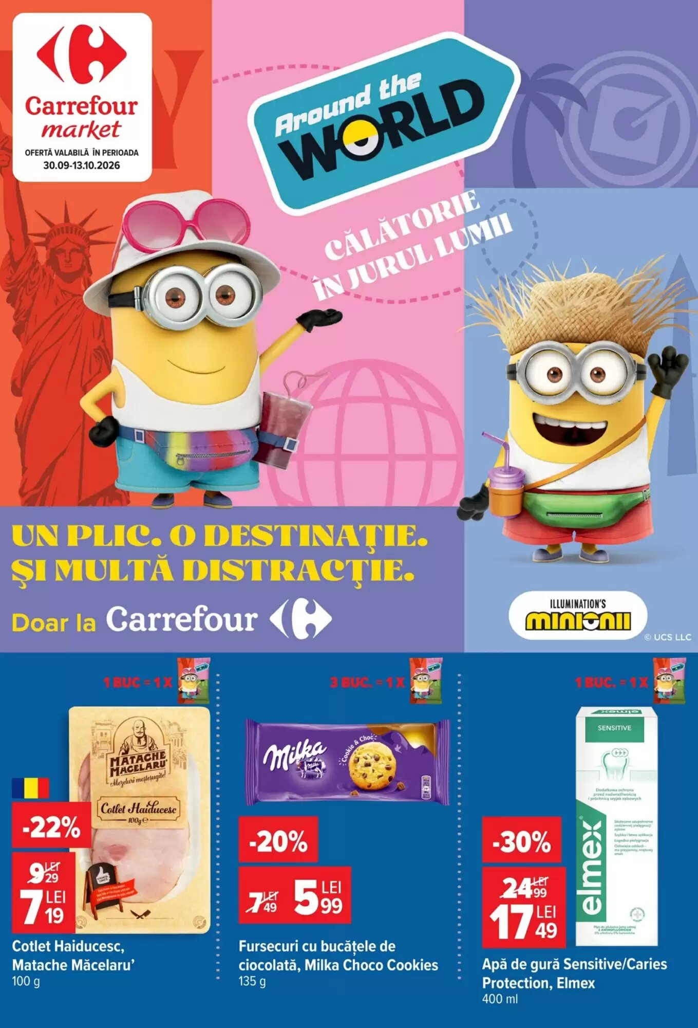 Catalogul cu oferte Carrefour Market valabil de la 30.09.2026 - Pagina 1.