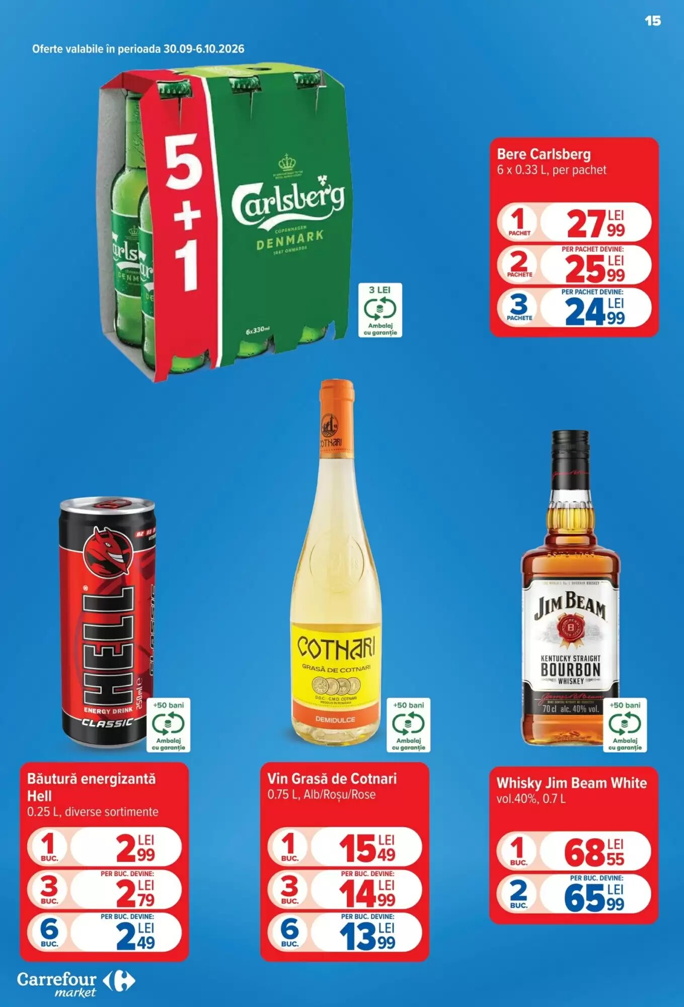 Catalogul cu oferte Carrefour Market valabil de la 30.09.2026 - Pagina 15.