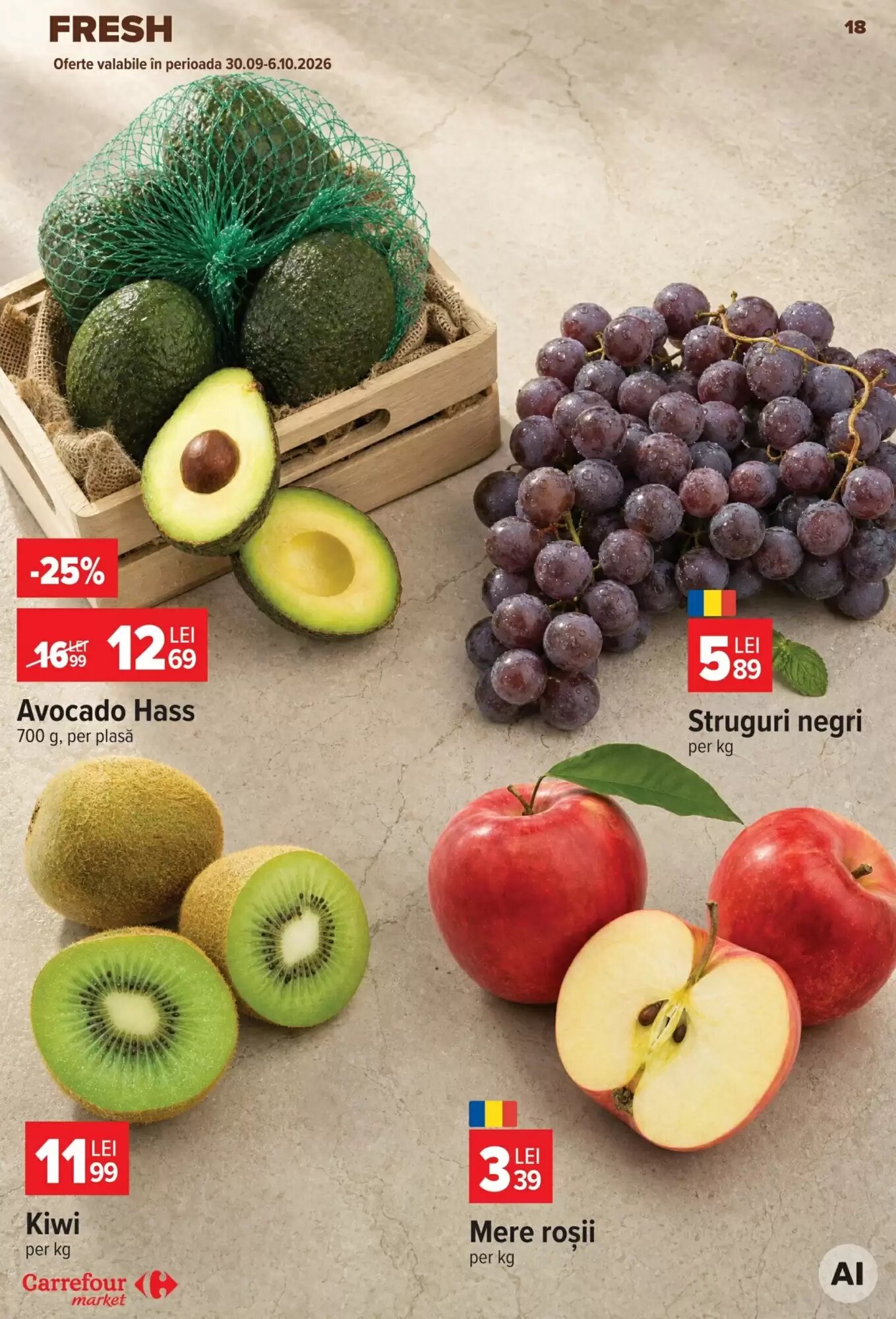 Catalogul cu oferte Carrefour Market valabil de la 30.09.2026 - Pagina 18.