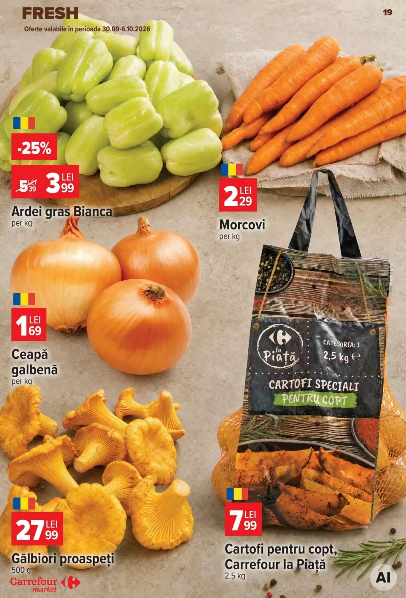 Catalogul cu oferte Carrefour Market valabil de la 30.09.2026 - Pagina 19.