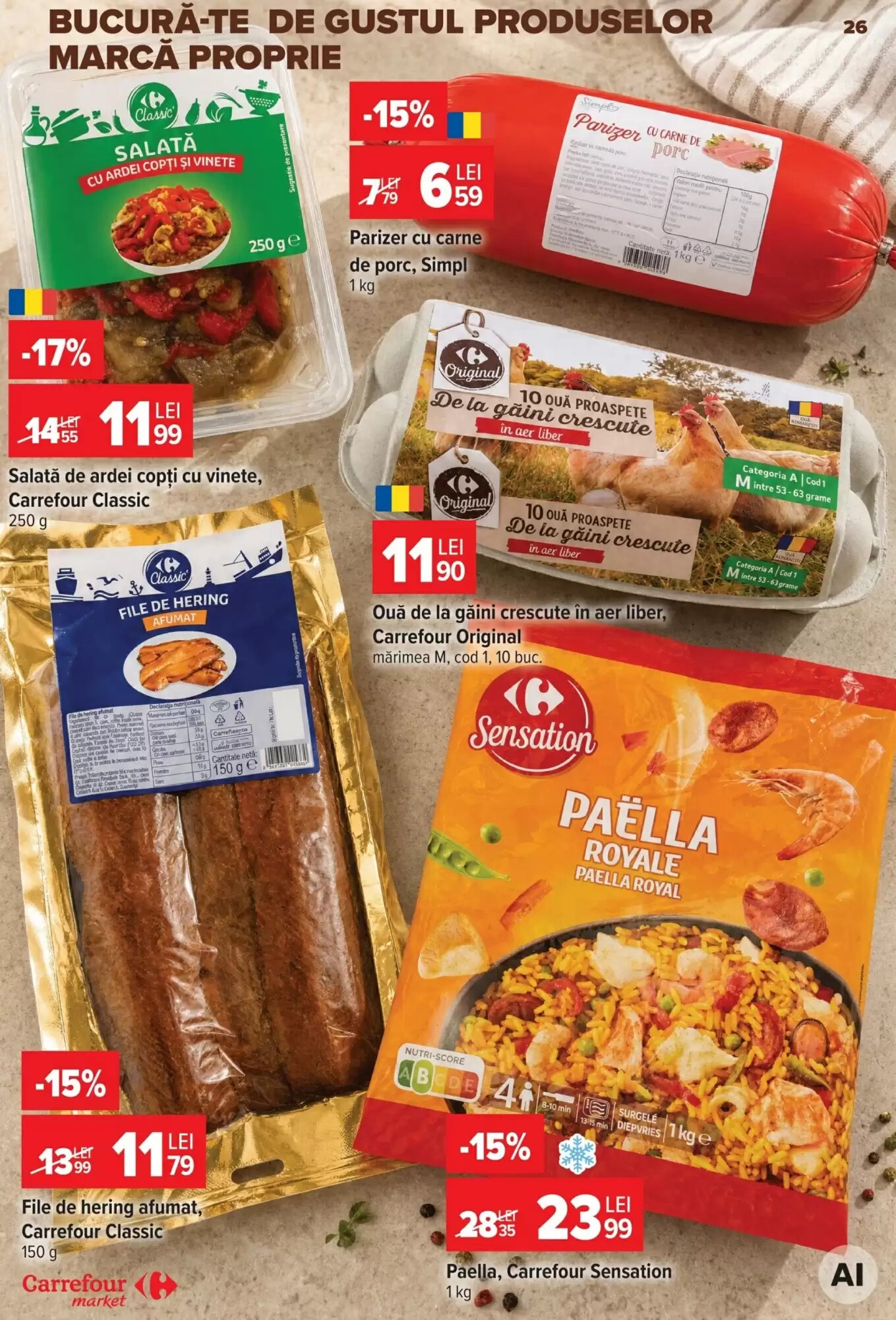 Catalogul cu oferte Carrefour Market valabil de la 30.09.2026 - Pagina 26.