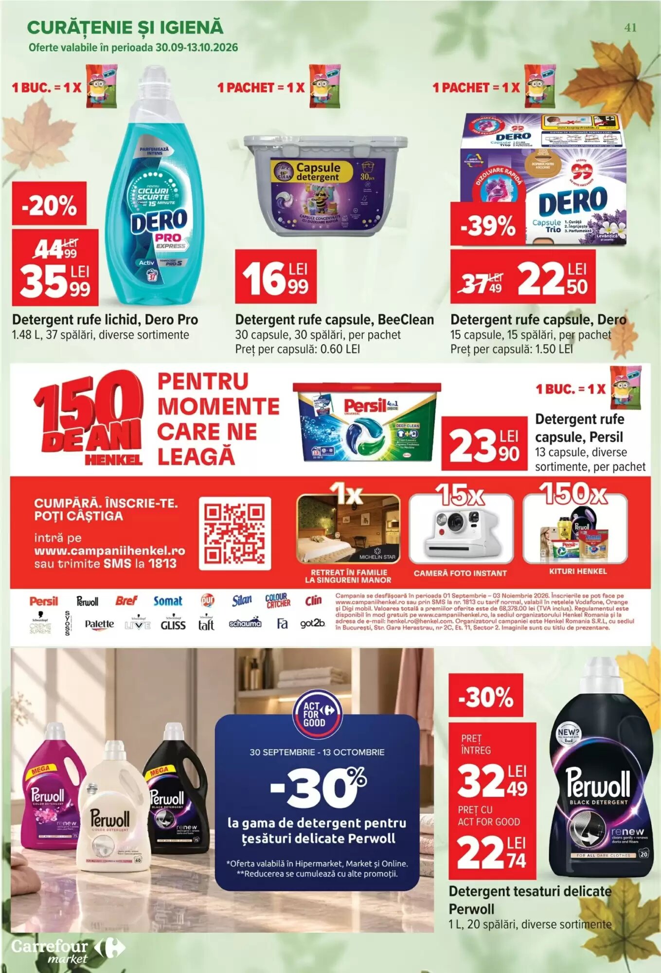 Catalogul cu oferte Carrefour Market valabil de la 30.09.2026 - Pagina 41.