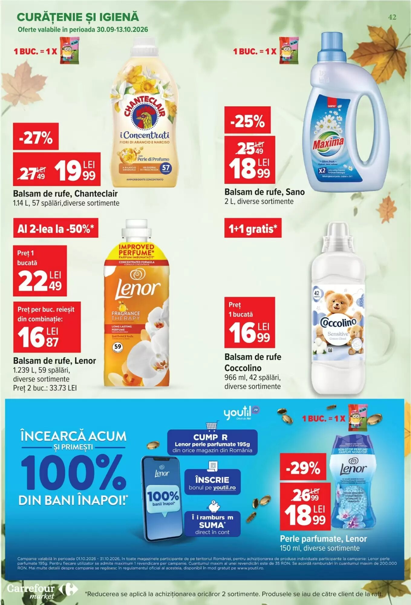Catalogul cu oferte Carrefour Market valabil de la 30.09.2026 - Pagina 42.
