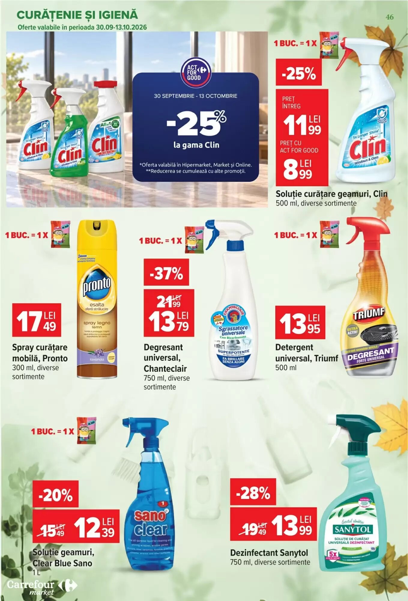 Catalogul cu oferte Carrefour Market valabil de la 30.09.2026 - Pagina 46.