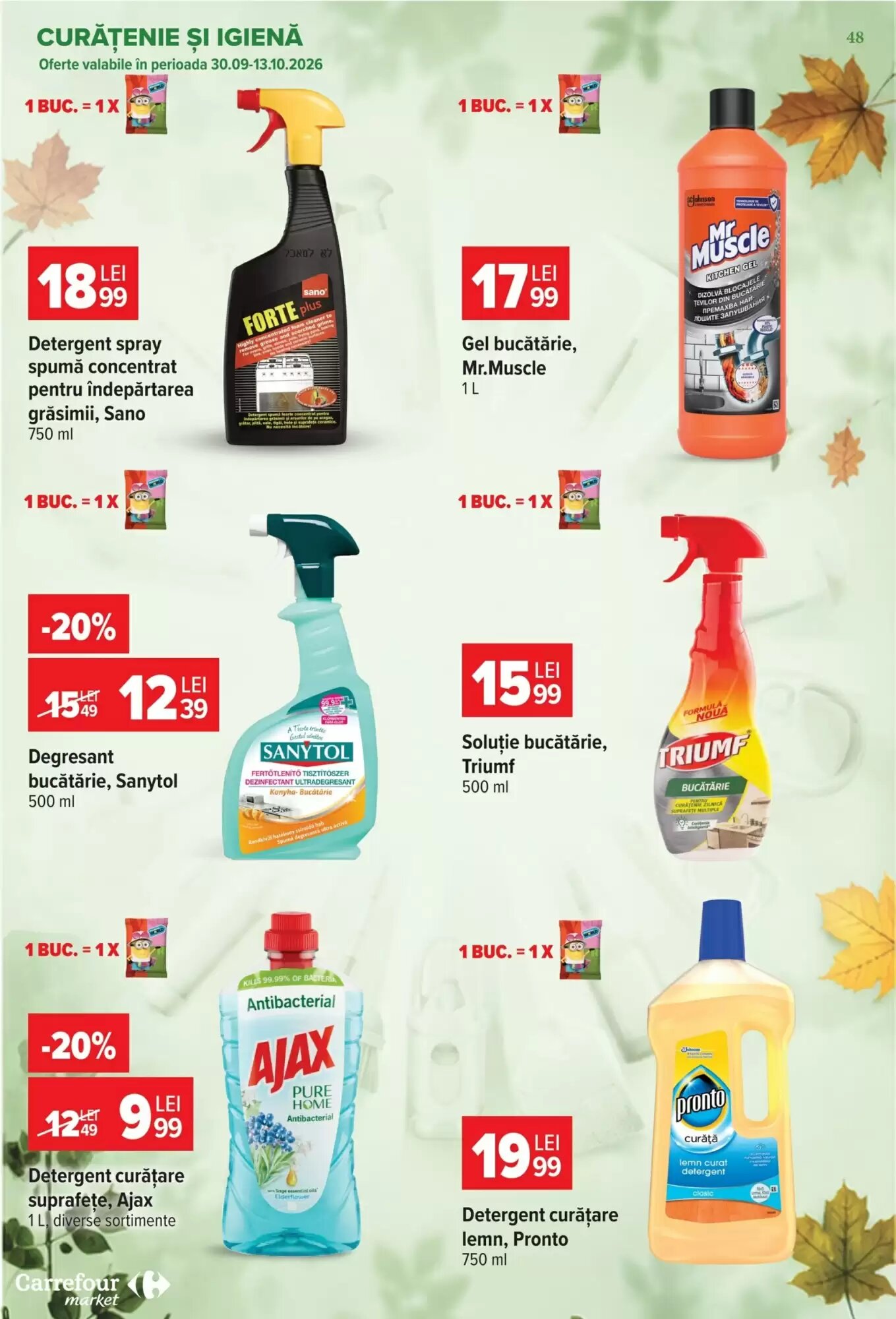 Catalogul cu oferte Carrefour Market valabil de la 30.09.2026 - Pagina 48.