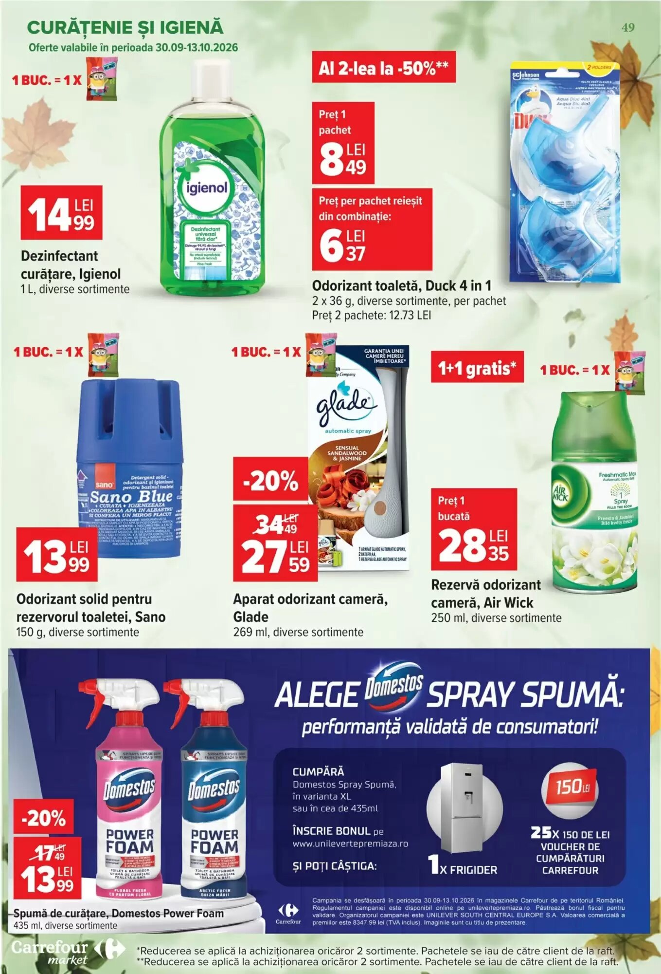 Catalogul cu oferte Carrefour Market valabil de la 30.09.2026 - Pagina 49.