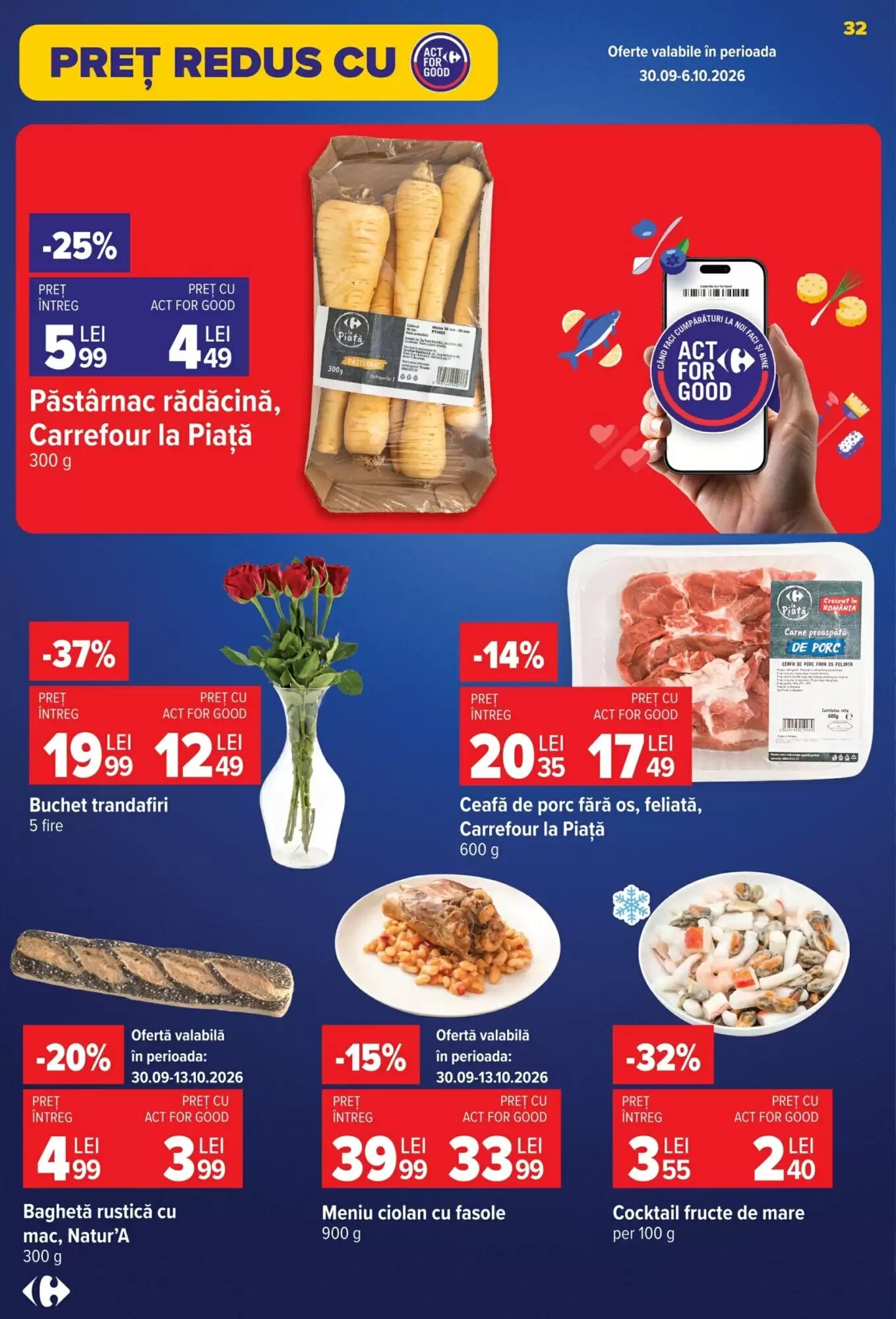 Catalogul cu oferte Carrefour valabil de la 30.09.2026 - Pagina 32.