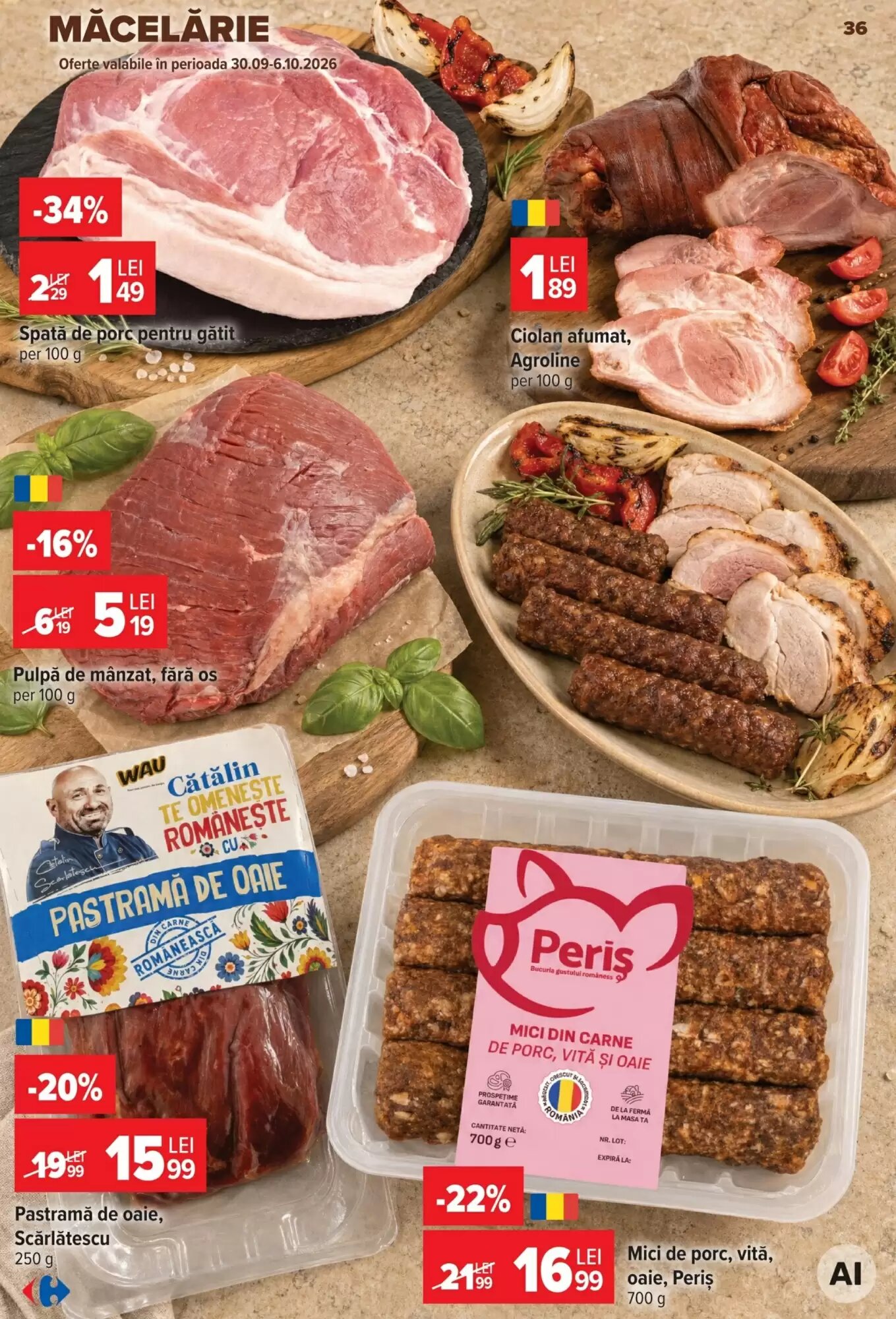 Catalogul cu oferte Carrefour valabil de la 30.09.2026 - Pagina 36.