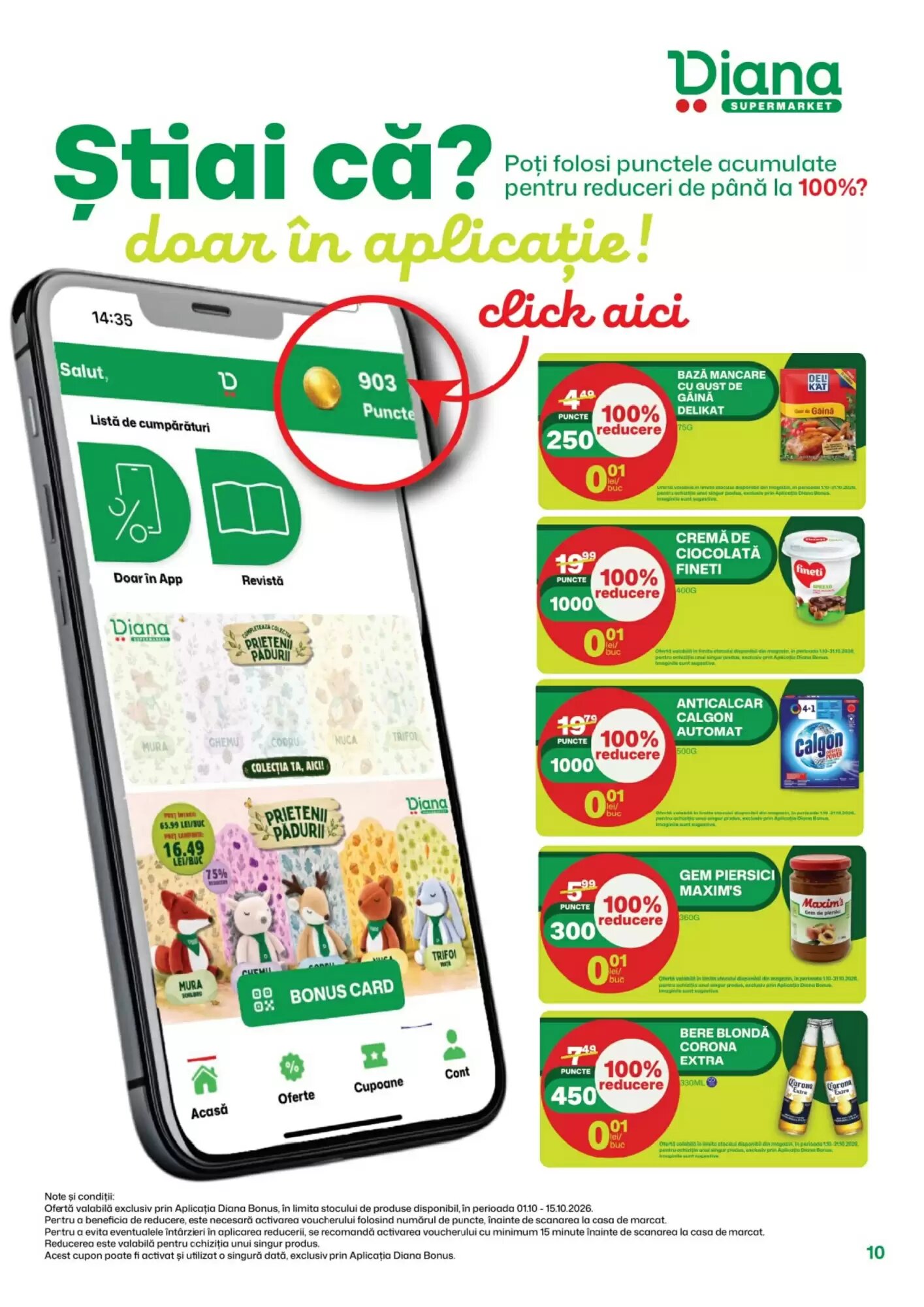 Catalogul cu oferte Diana Supermarket valabil de la 01.10.2026 - Pagina 10.