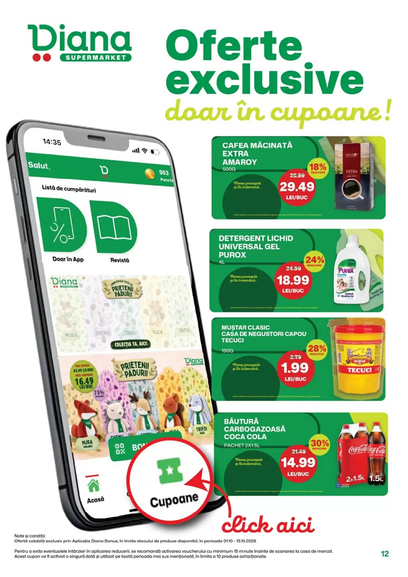 Catalogul cu oferte Diana Supermarket valabil de la 01.10.2026 - Pagina 12.