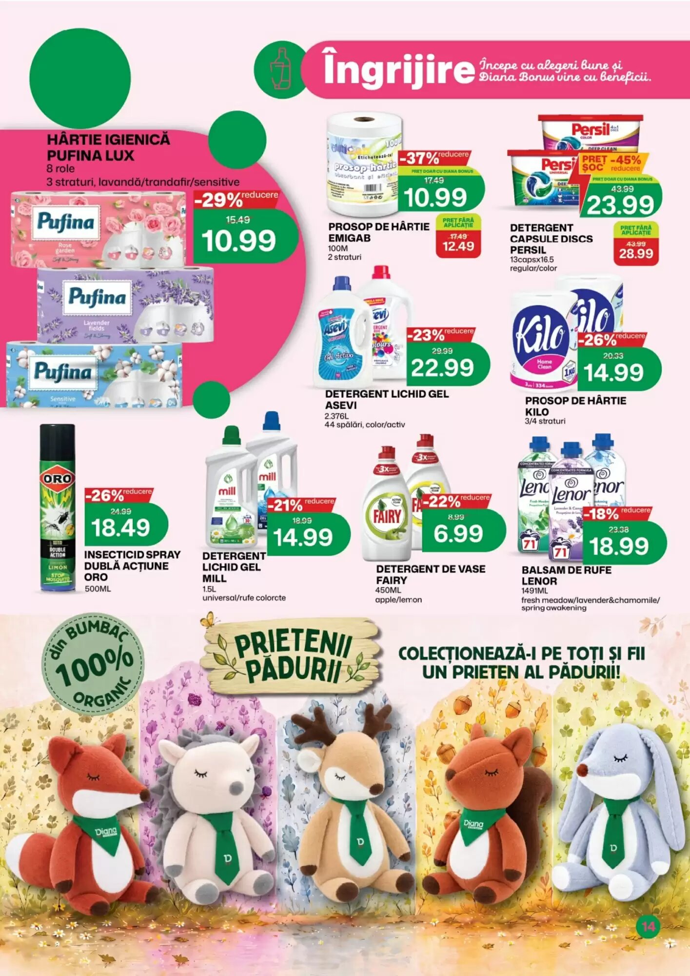 Catalogul cu oferte Diana Supermarket valabil de la 01.10.2026 - Pagina 14.