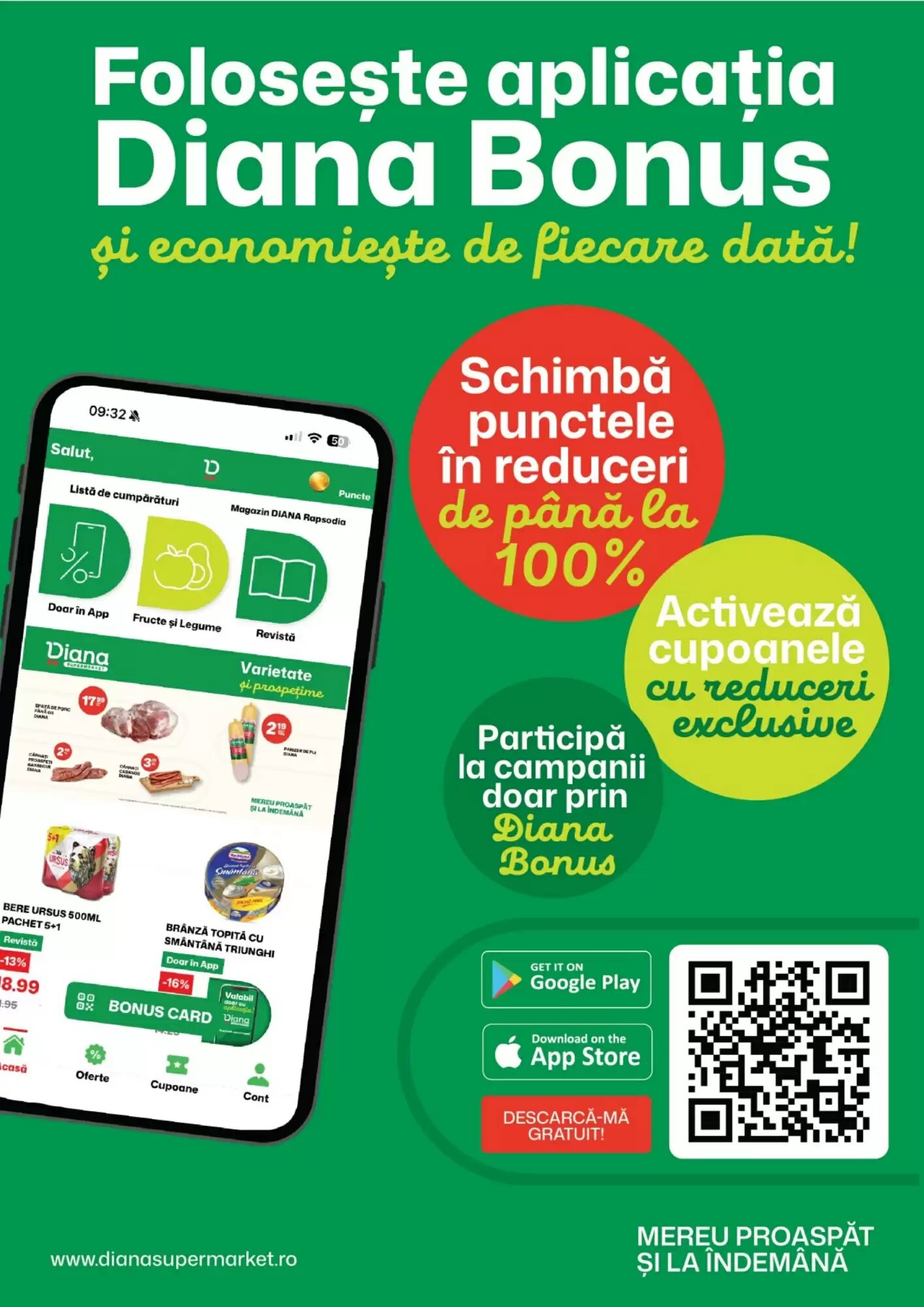 Catalogul cu oferte Diana Supermarket valabil de la 01.10.2026 - Pagina 16.